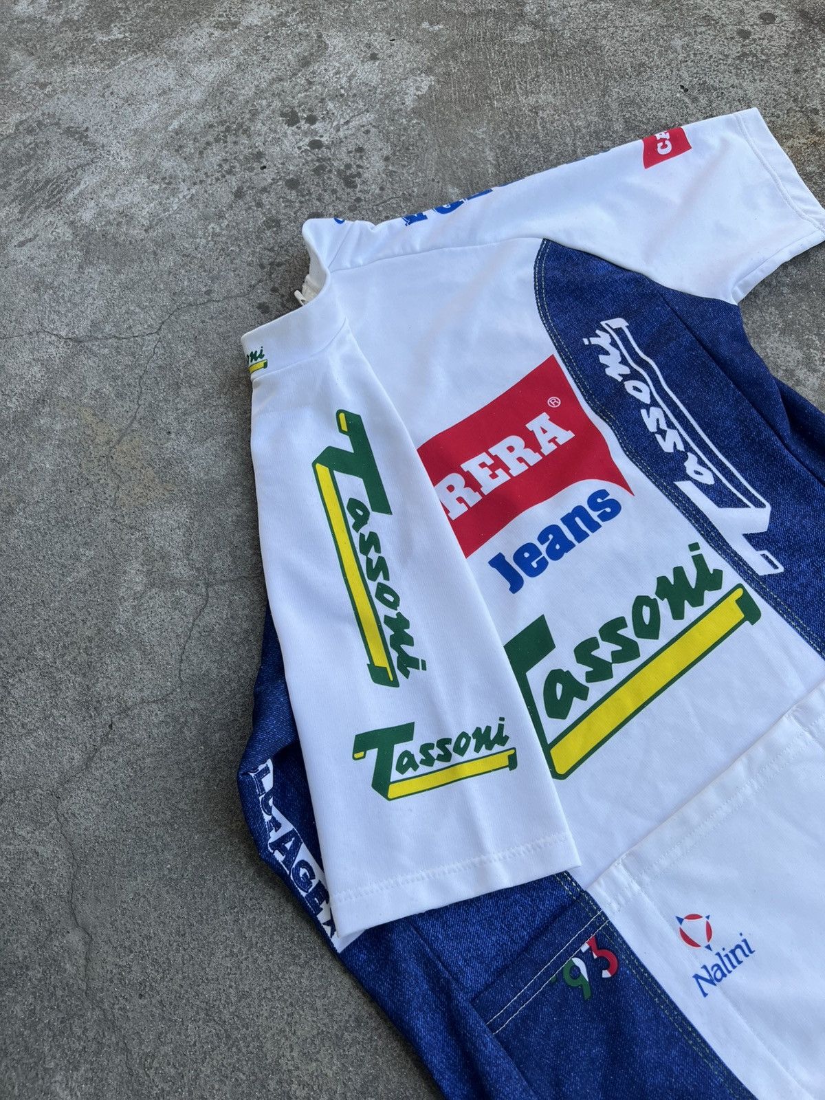 Carrera Vintage Maglia Cycling Jersey Carrera Jeans Maillot TDF 1992 Size US L / EU 52-54 / 3 - 12 Thumbnail