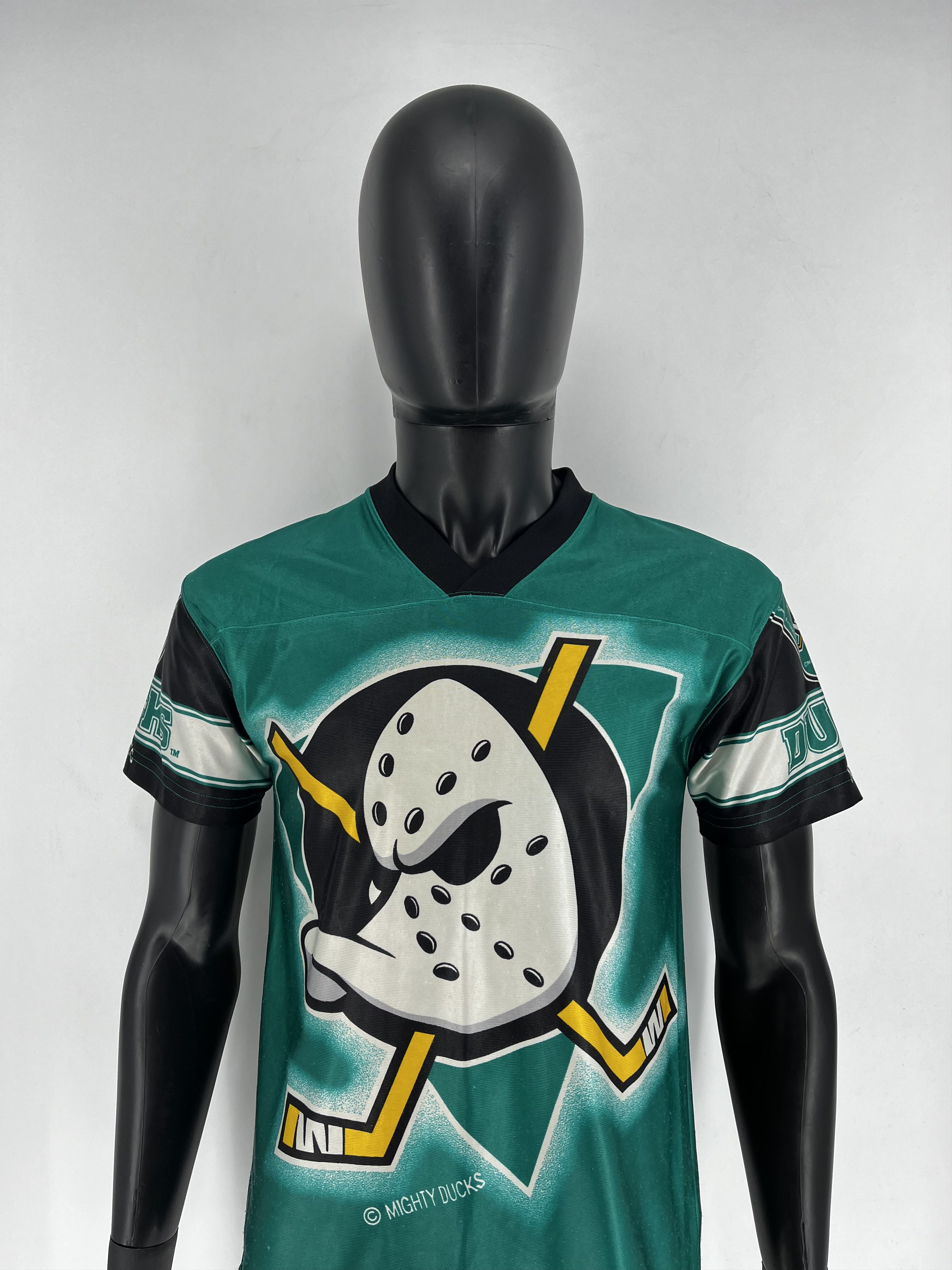 NHL × Nutmeg × Vintage Vintage Mighty Ducks Anaheim Nutmeg Jersey NHL Size US S / EU 44-46 / 1 - 1 Thumbnail