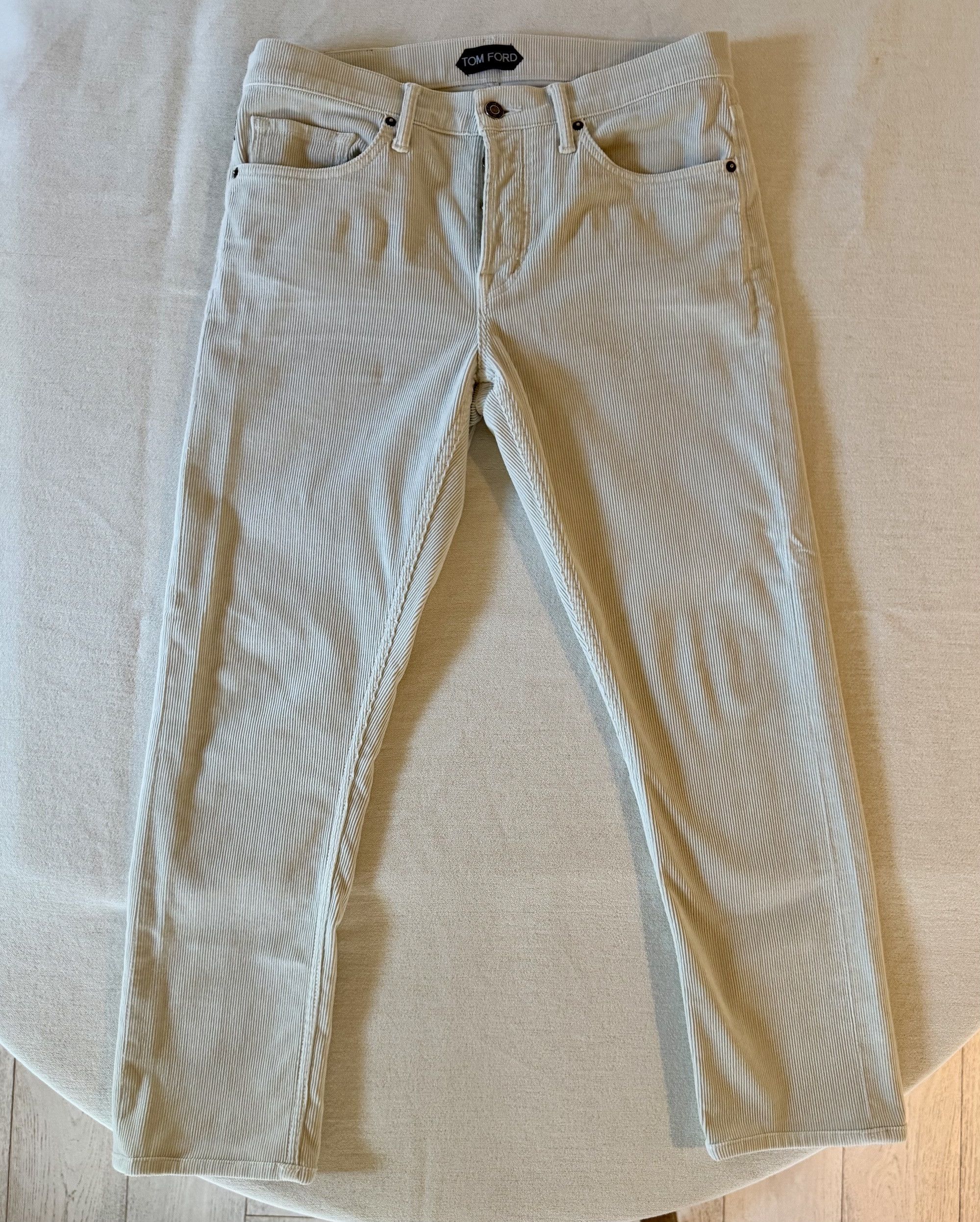 Tom Ford Tom Ford Cream Cords - 32 Waist Size US 32 / EU 48 - 1 Thumbnail