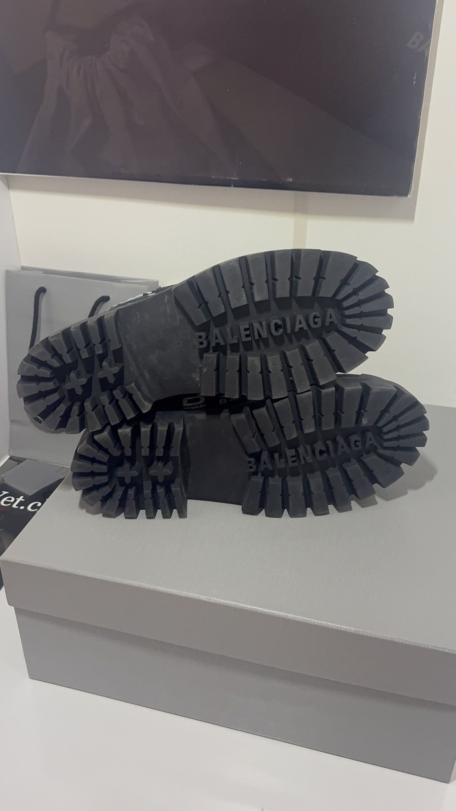 Balenciaga ✅Balenciaga Strike Comb Sky Wear black Boots multi logo 42 Size US 9 / EU 42 - 12 Thumbnail