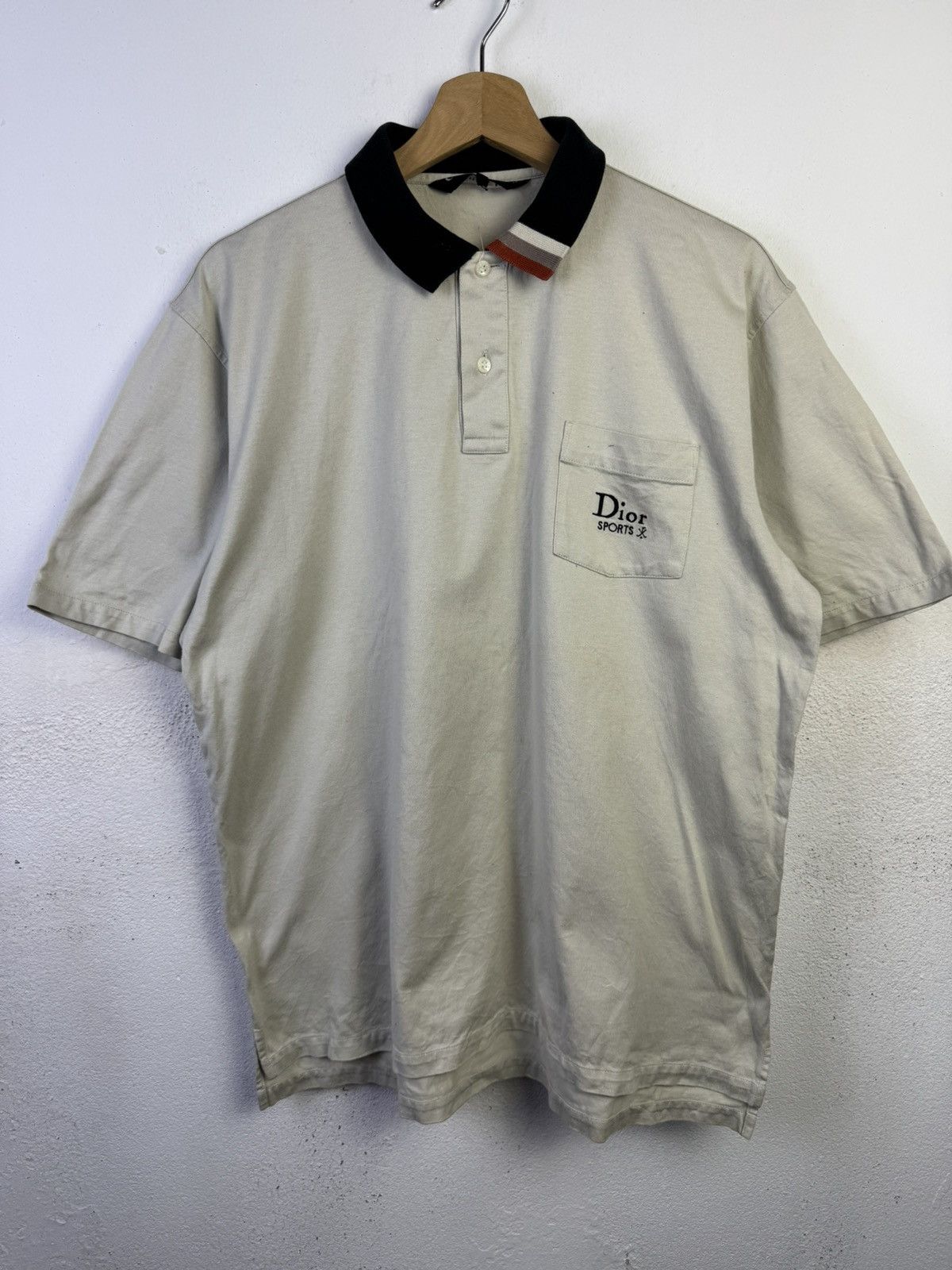 トップス Christian Dior Monsieur knit polo shirt VINTAGE CHRISTIAN DIOR MONSIEUR POLO SHIRT – CrazyLokoVintage