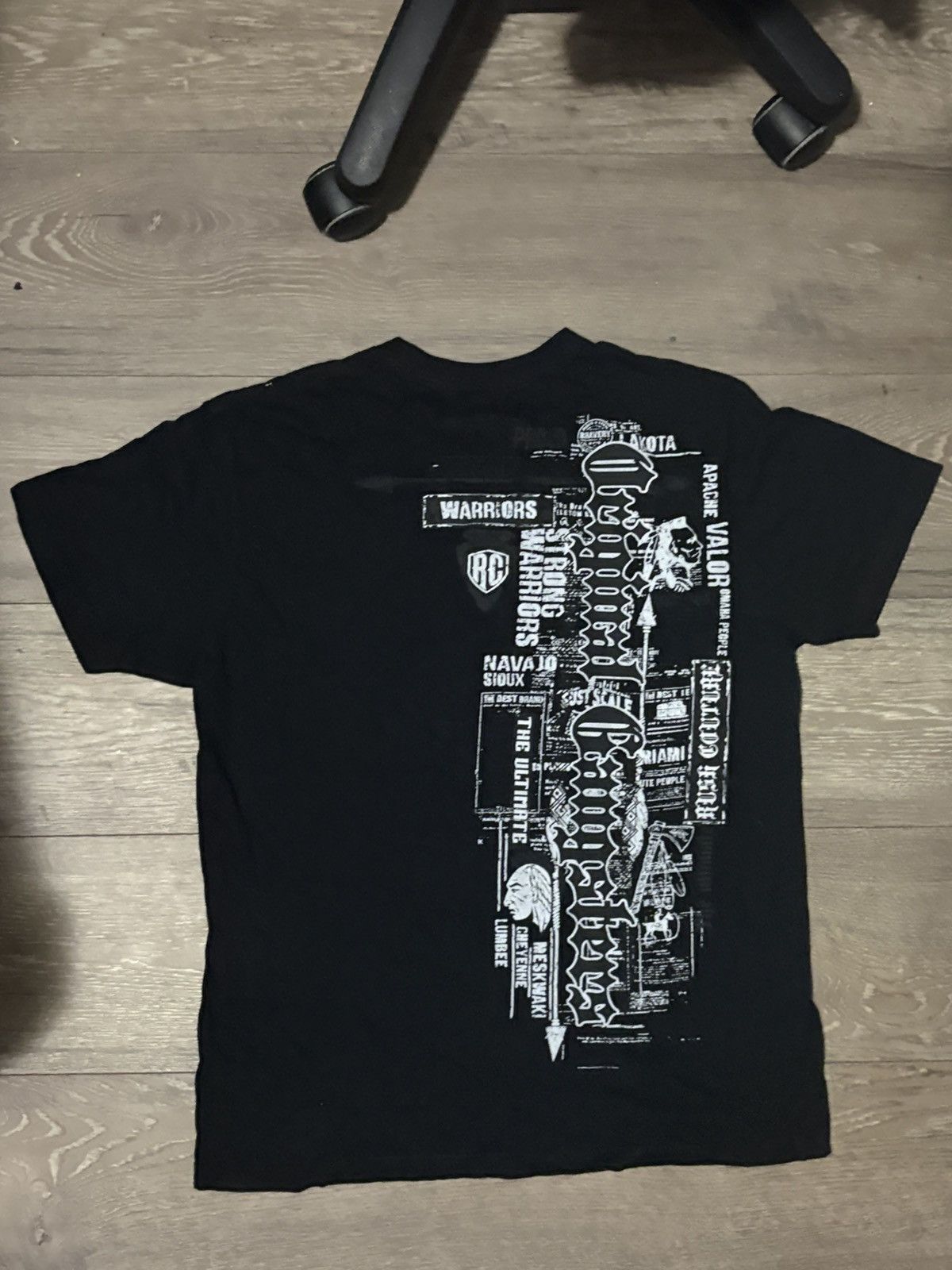 Affliction black and white graphic tee Size US L / EU 52-54 / 3 - 3 Thumbnail