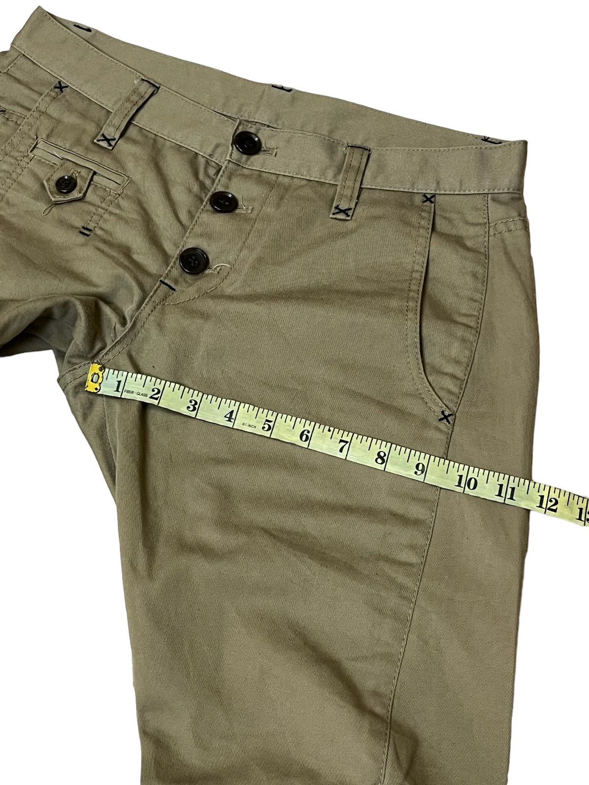 PPFM JAPANESE BRAND PPFM LOW RISE CHINOS PANT Size US 31 - 7 Thumbnail