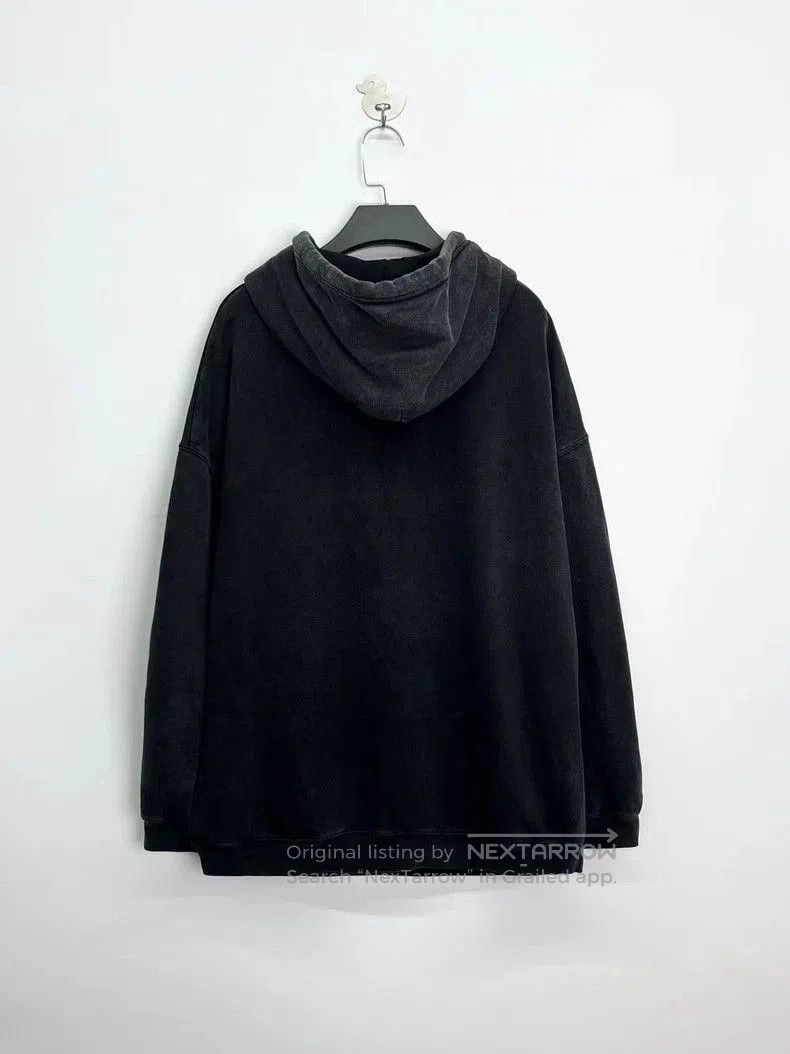 Balenciaga Balenciaga Black Distressed Logo Hoodie L. Size US L / EU 52-54 / 3 - 2 Thumbnail