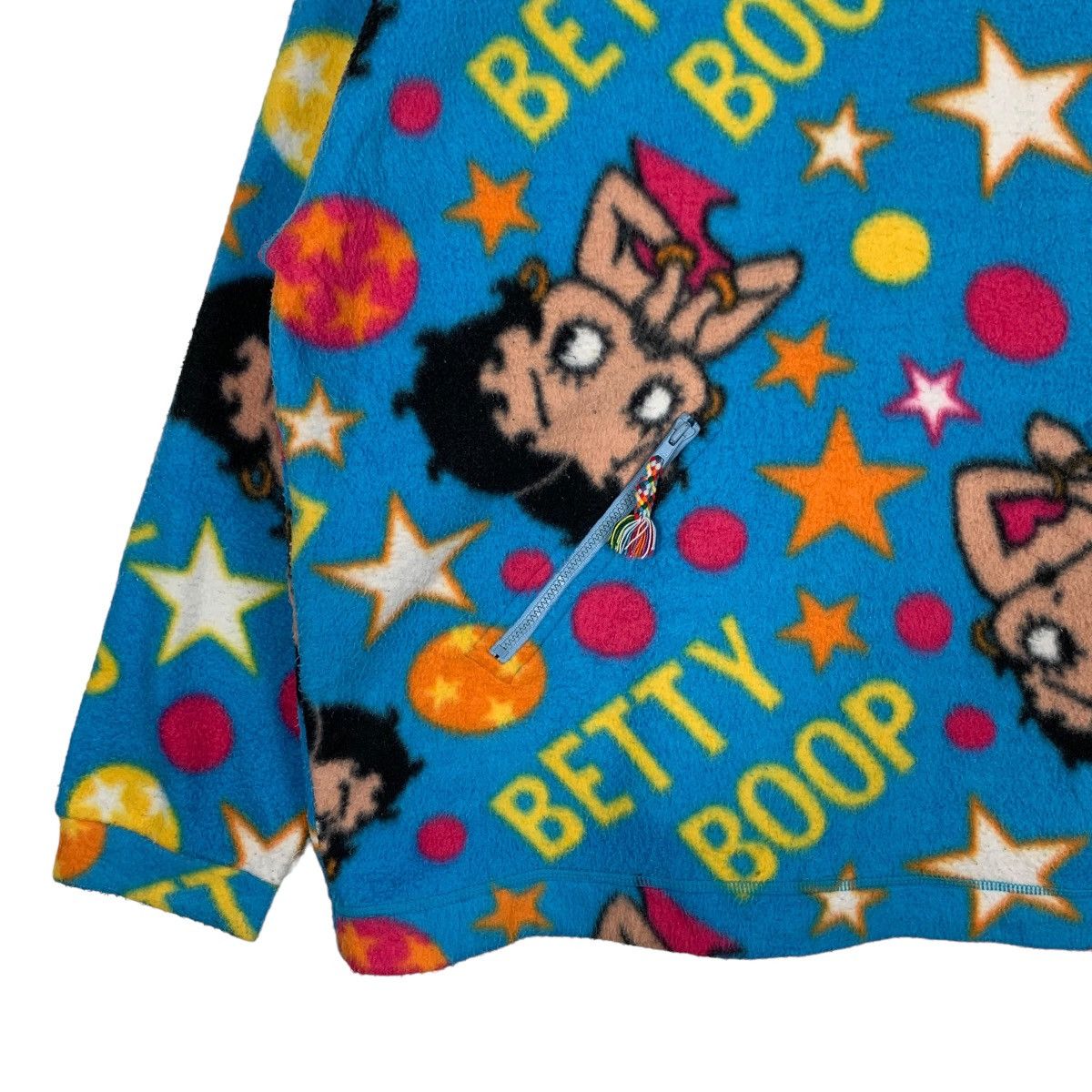 Cartoon Network BETTY BOOP Fullprint Half Zip Pullover Fleece #0919-C41 Size XL / US 12-14 / IT 48-50 - 3 Thumbnail
