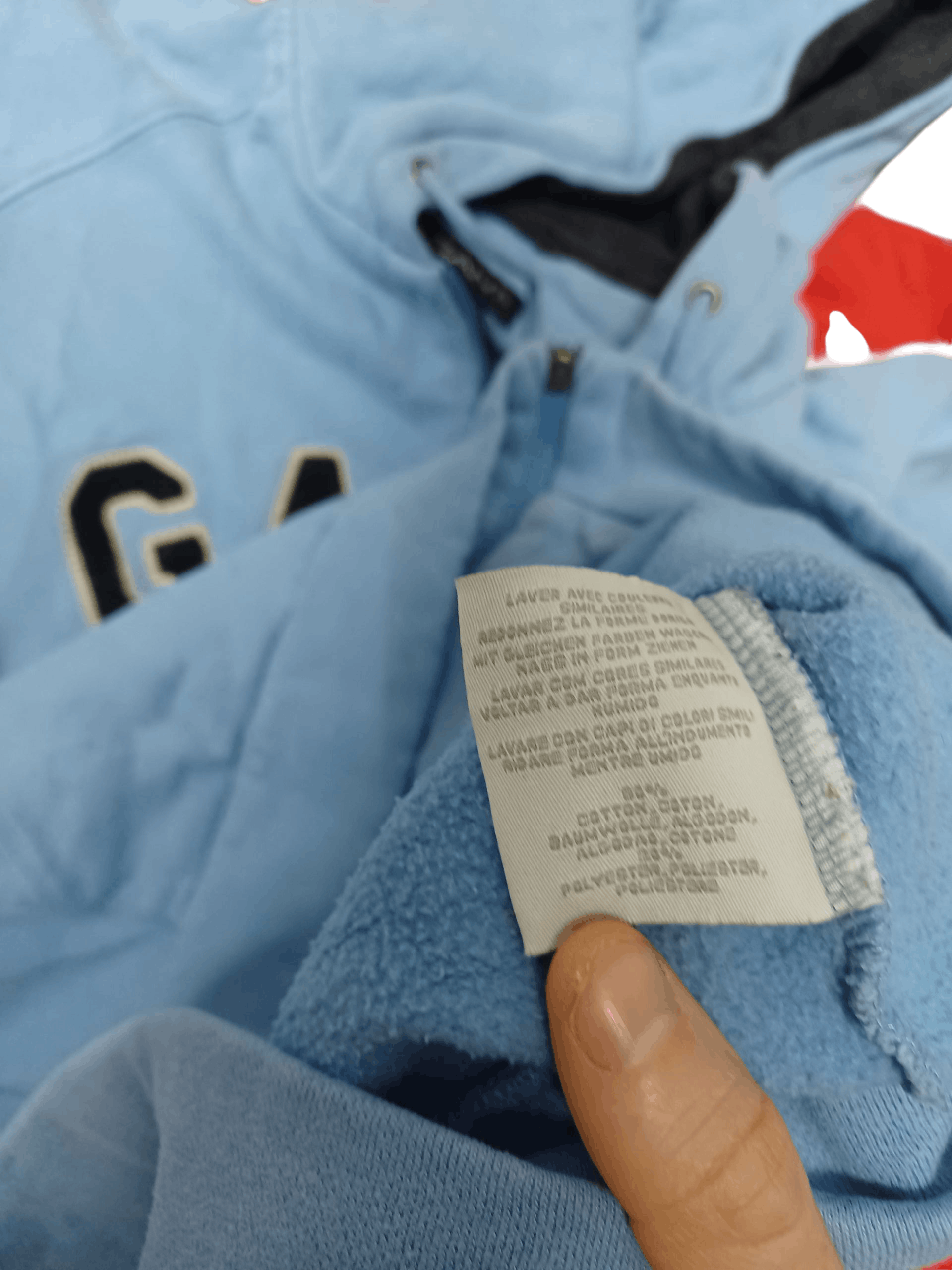 Gant GANT VINTAGE FIRE BIG LOGO EMBROIDERED ZIP HOODIE Size US XL / EU 56 / 4 - 7 Thumbnail