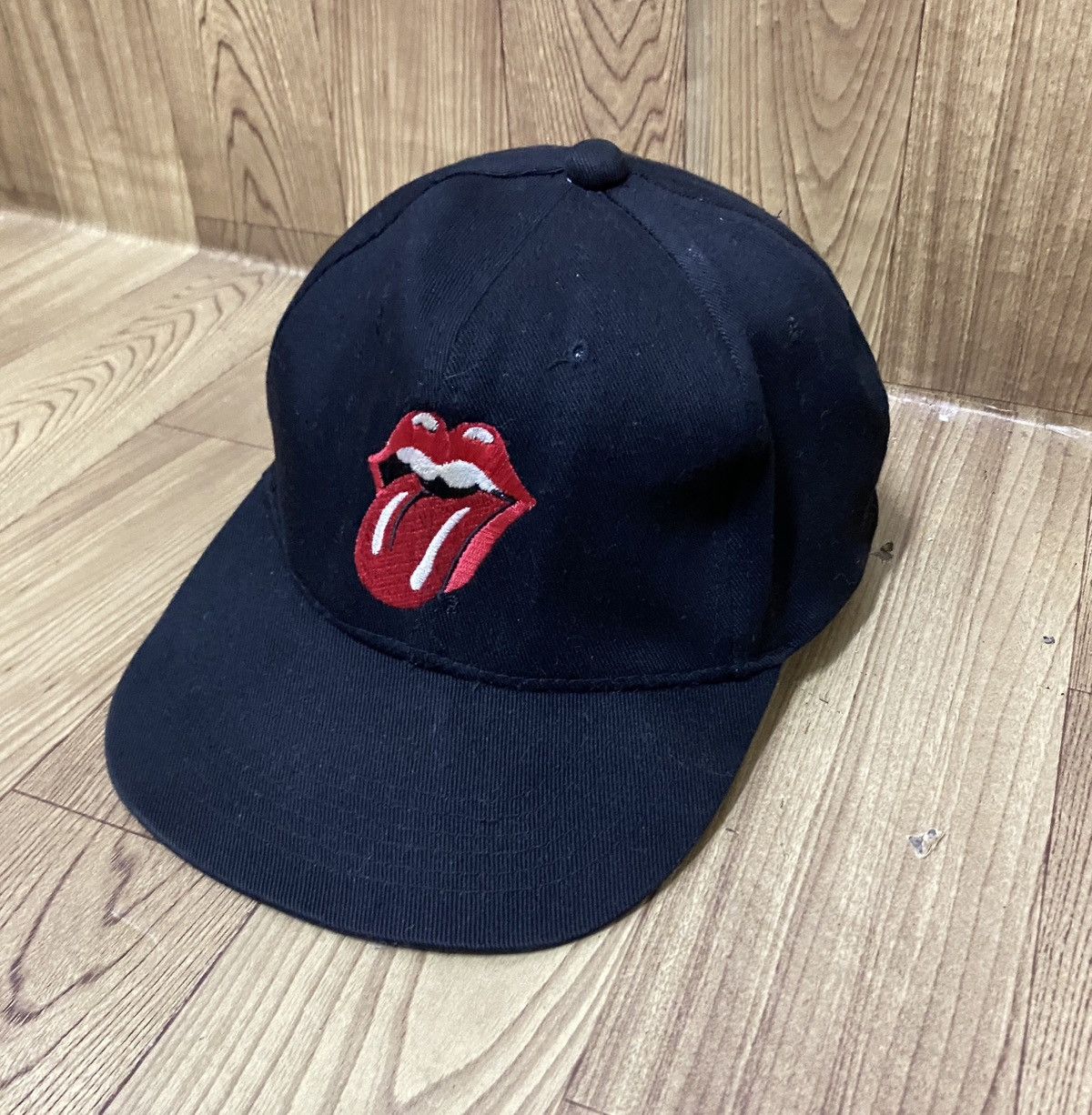 The Rolling Stones Very Rare Vintage Band The Rolling Stones Cap 1990s Size ONE SIZE - 7 Thumbnail