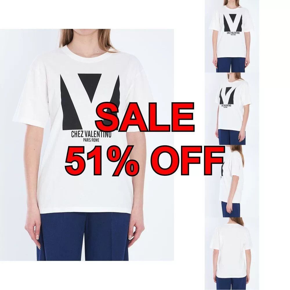 Valentino valentino garavani women's t-shirt with logo Size US XS / EU 42 / 0 - 1 Thumbnail