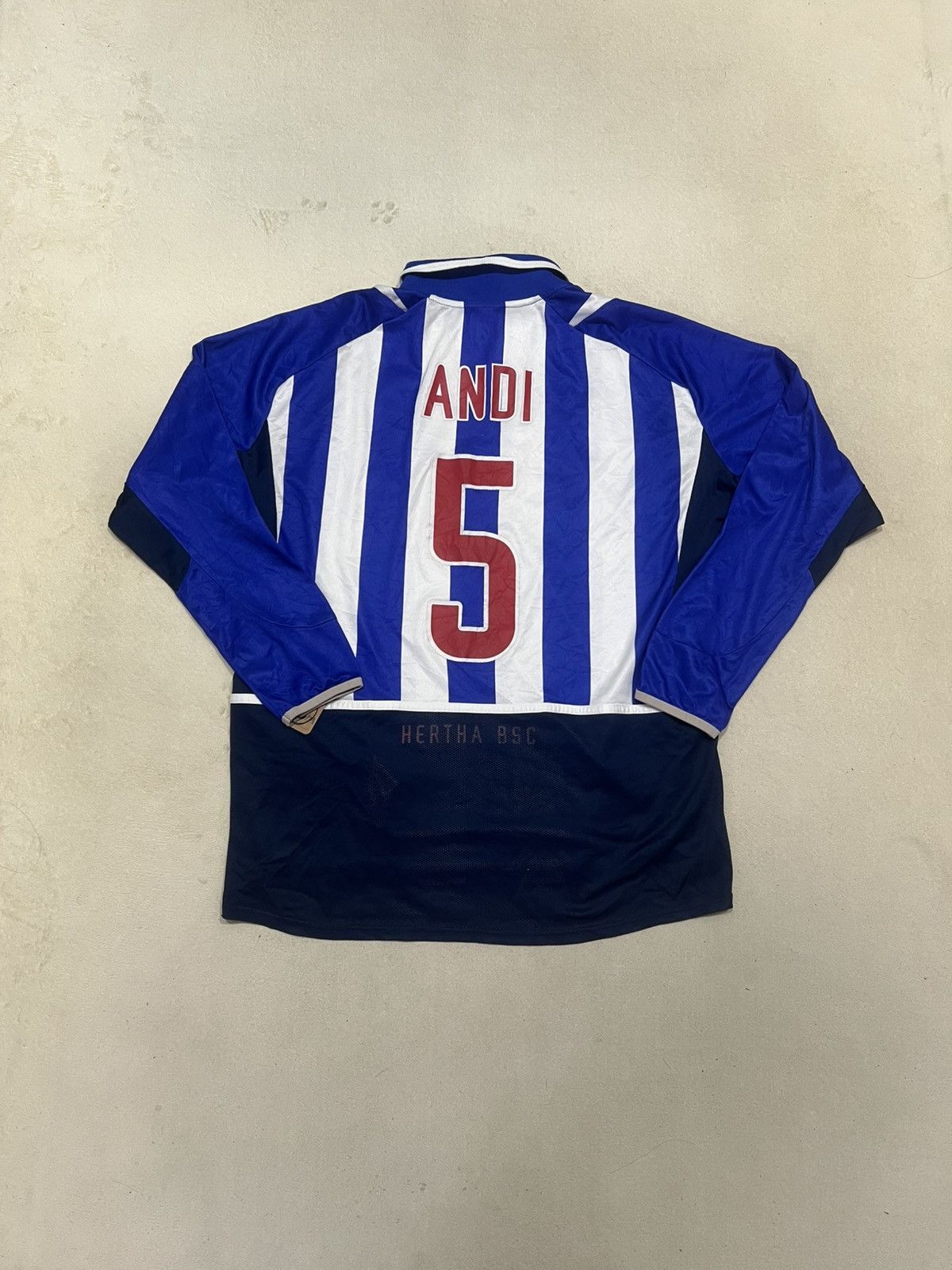 Hertha Berlin 2002-03 nike Home Longsleeve Jersey