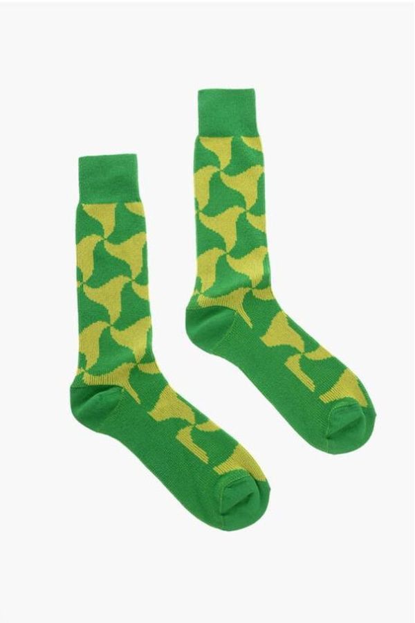 Bottega Veneta o1n1vont0125 Size: M / Socks in Green/Yellow Size ONE SIZE - 1 Thumbnail