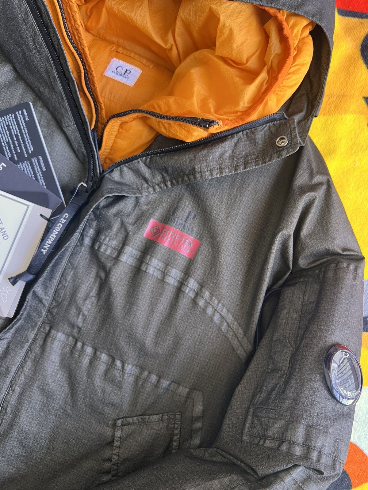 C.P. Company C.P Company GORE-TEX Jacket orange Green Infinium Down Liner Size US S / EU 44-46 / 1 - 20 Thumbnail