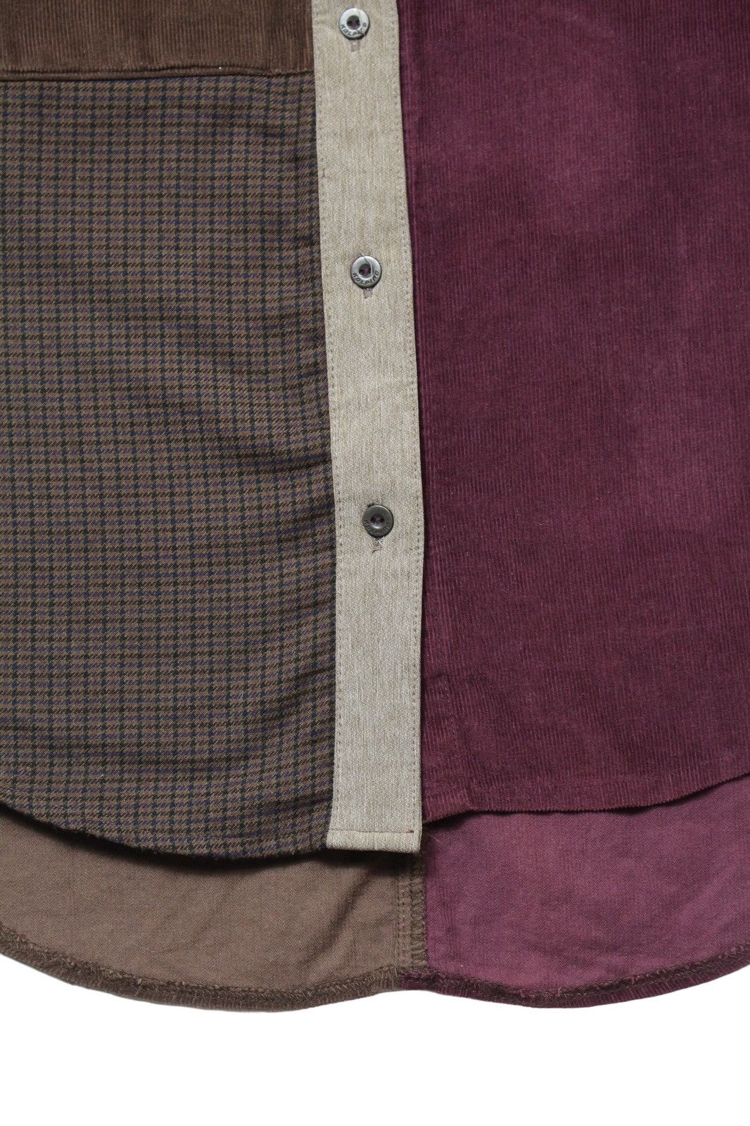 Japanese Brand 2000S KOLPING PATCHWORK CORDUROY SHIRT Size US L / EU 52-54 / 3 - 5 Thumbnail
