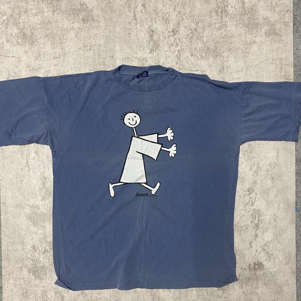 Other Blue vintage 90s graphic tee Size US XXL / EU 58 / 5 - 1 Thumbnail