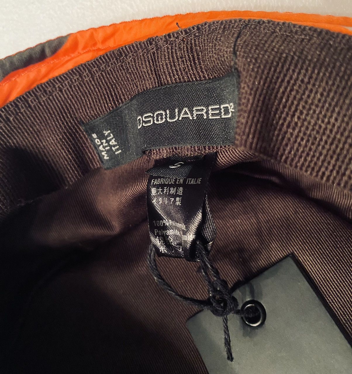 Dsquared2 Dsquared2 🇮🇹 Camo Techno Logo Side Bucket Hat S Italy NEW Size ONE SIZE - 2 Thumbnail