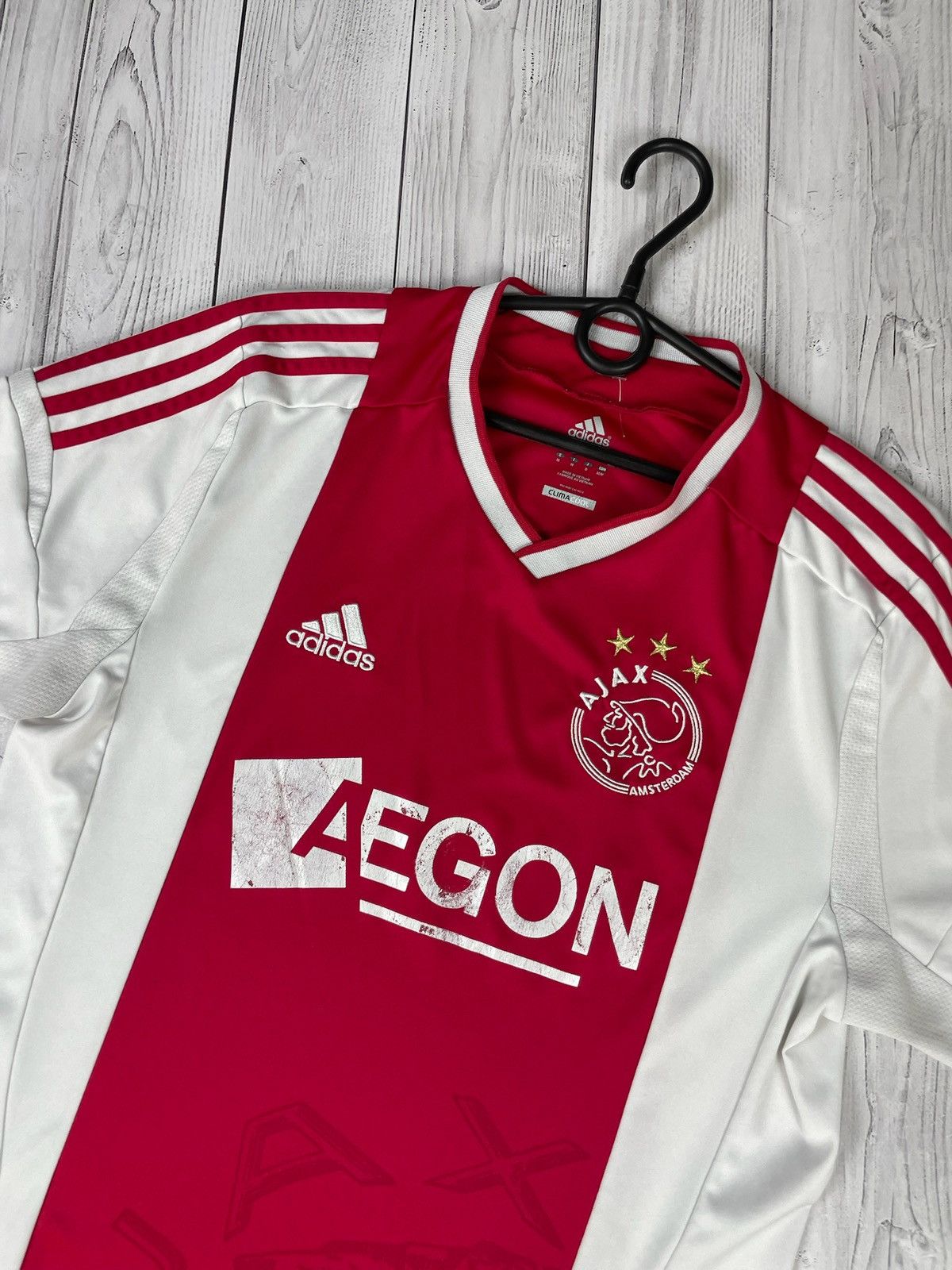 Adidas Vintage adidas Ajax soccer jersey size M Size US M / EU 48-50 / 2 - 2 Thumbnail