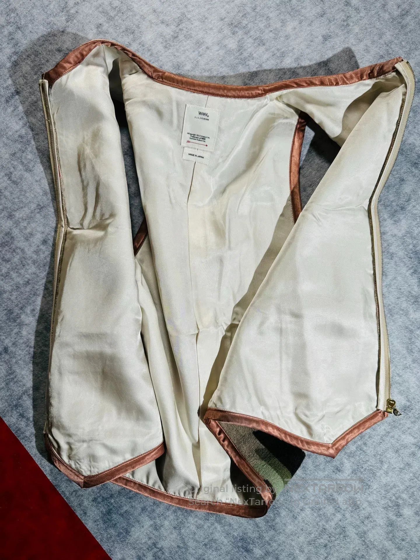 unique jacquard vest from wmv.