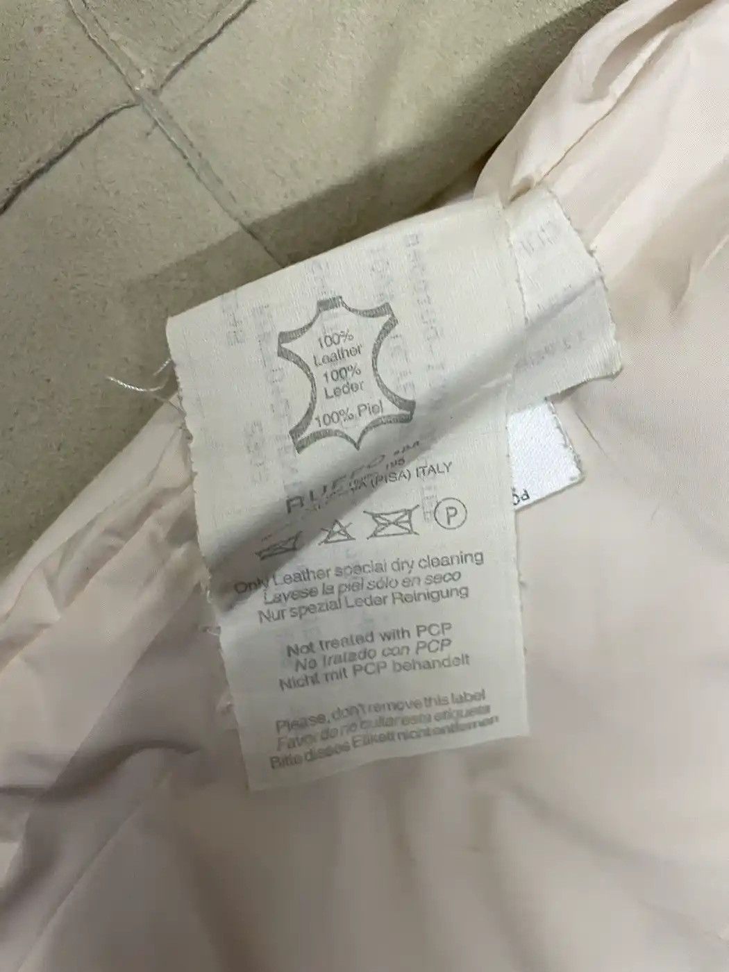 Raf Simons × Ruffo Research Ruffo Reseach inner Vest Leather Jacket Very Rare Size US S / EU 44-46 / 1 - 18 Thumbnail