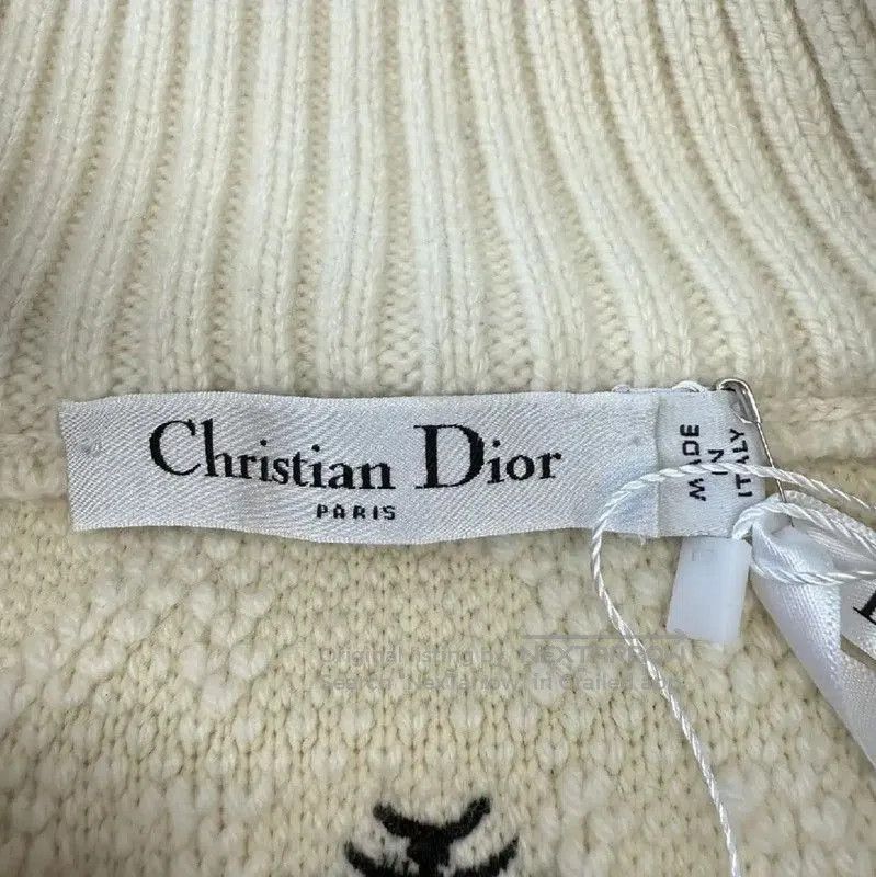 Dior Dior Women's Knit Cardigan in Cream . Size L / US 10 / IT 46 - 3 Thumbnail