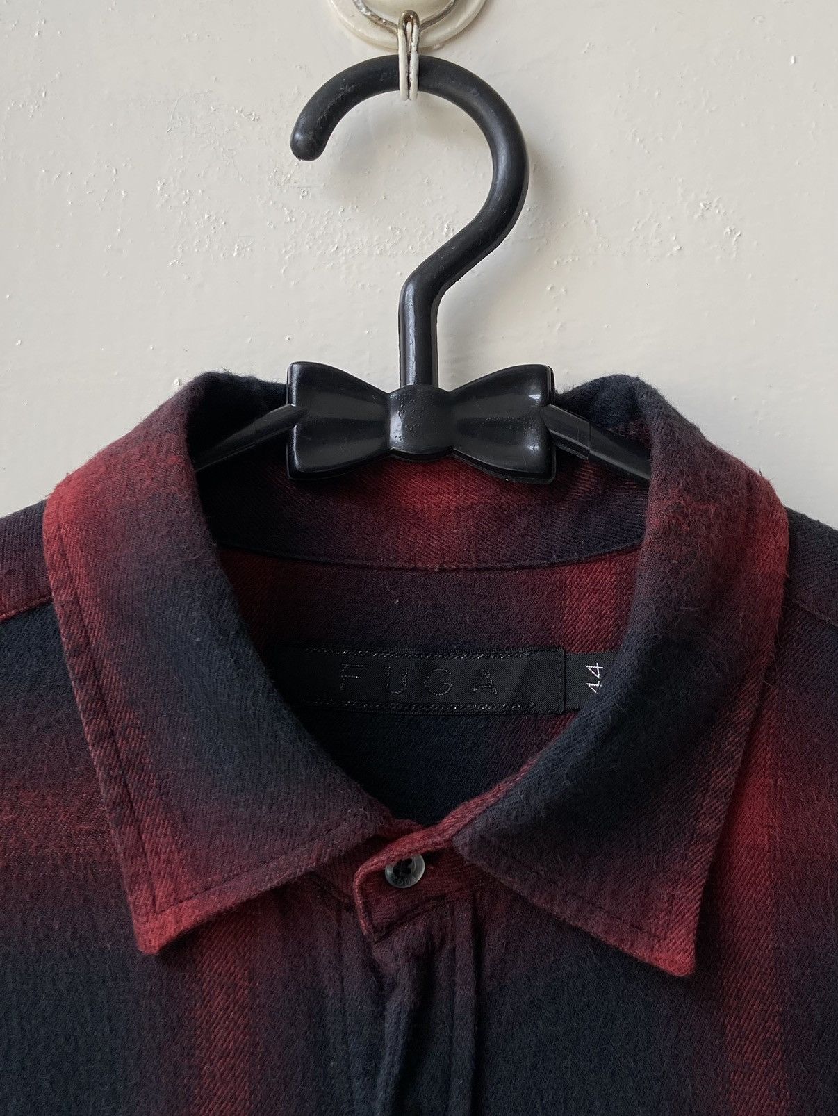 GOSTAR DE FUGA × If Six Was Nine × Japanese Brand FUGA Plaid Flanel Shirt Size US S / EU 44-46 / 1 - 6 Thumbnail