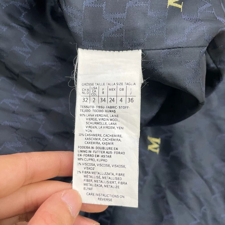 Max Mara Max Mara Black double-breasted coat Size XS / US 0-2 / IT 36-38 - 4 Thumbnail