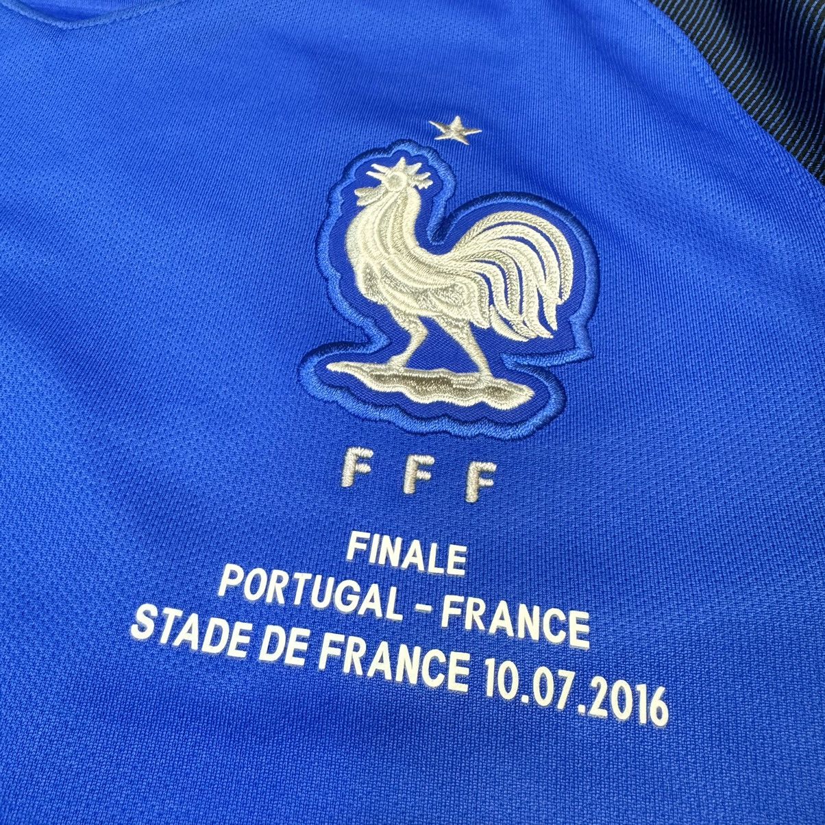 Nike France Euro 2016 final home shirt #3 Evra Size US M / EU 48-50 / 2 - 6 Thumbnail