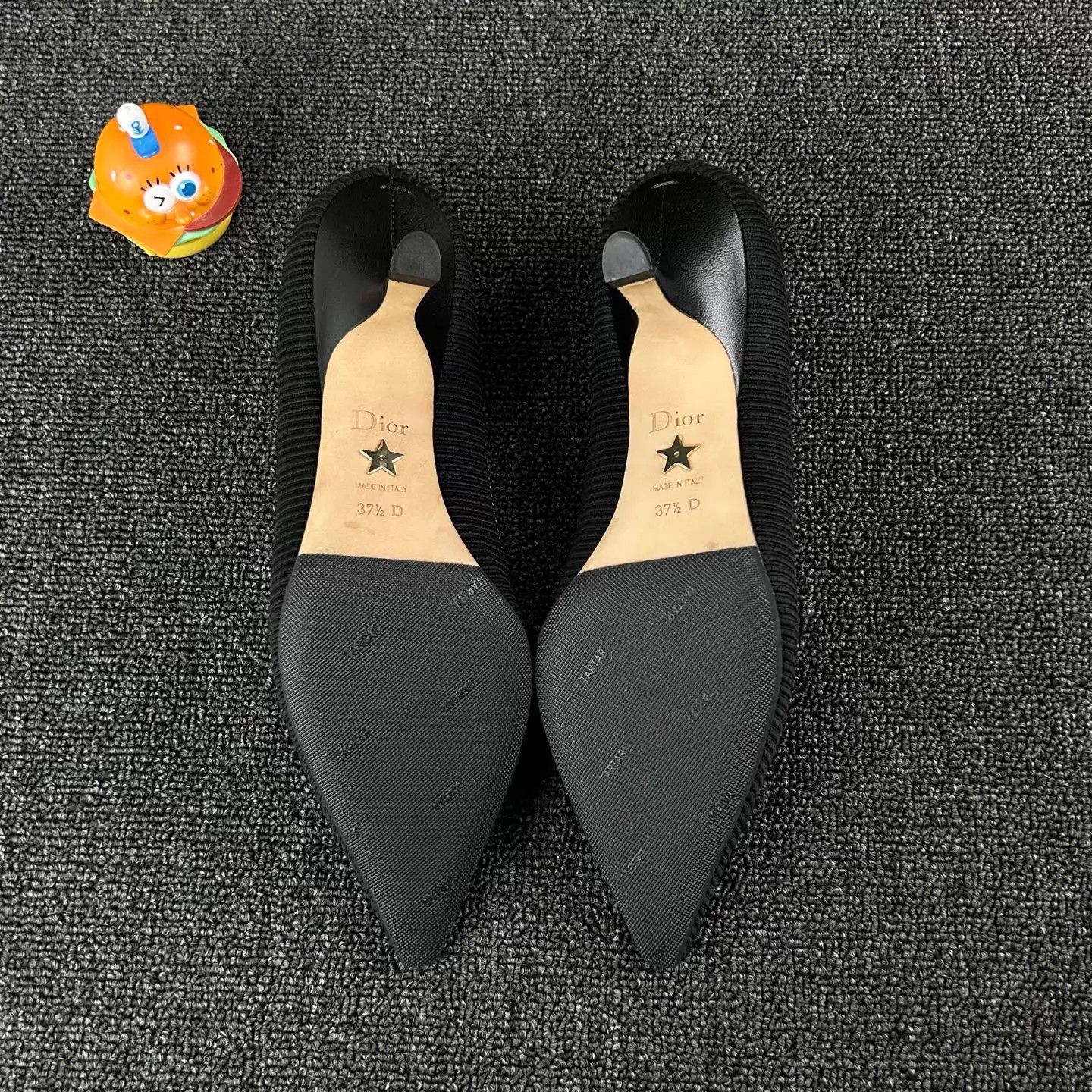 Dior Dior Women's Black Kitten Heel Pumps 37.5 Size US 7 / IT 37 - 6 Thumbnail