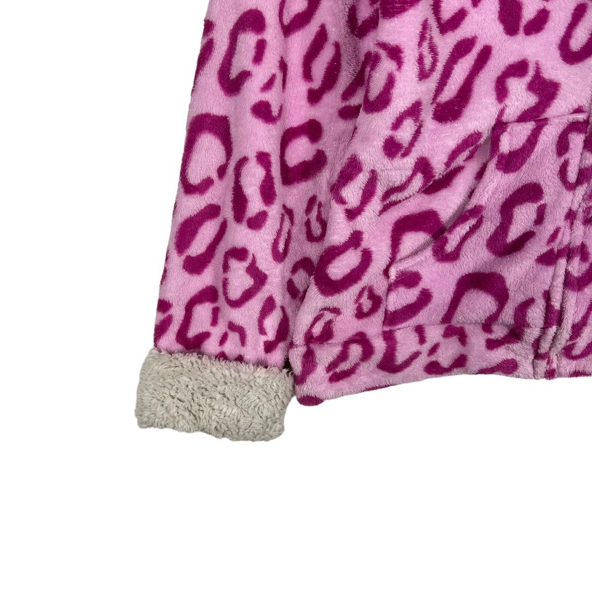 Japanese Brand 🔥 VINTAGE HELLO KITTY FAUX FUR FLEECE HOODIE Size L / US 10 / IT 46 - 5 Thumbnail