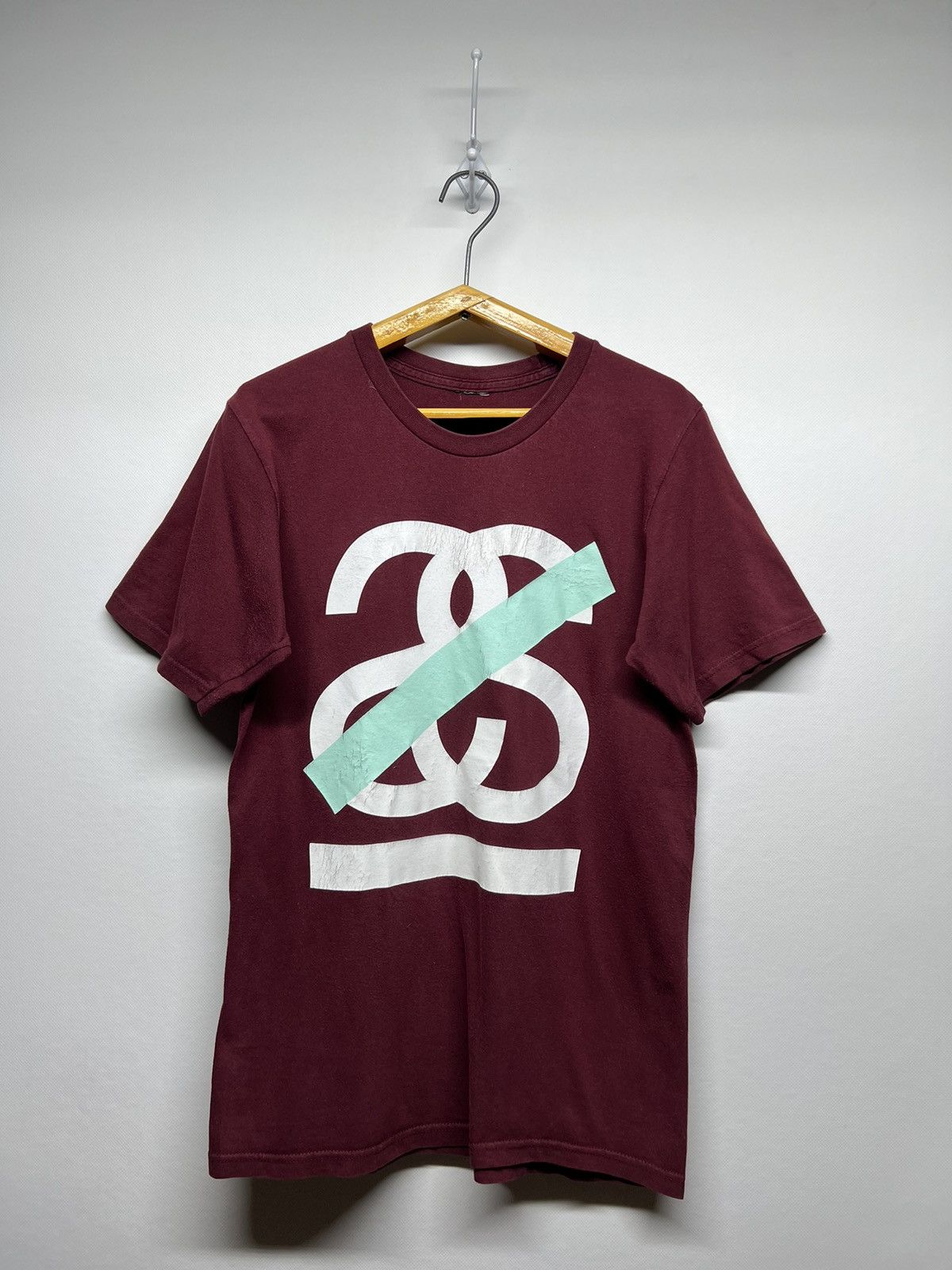 Vintage Y2k Stussy Faded Big Logo T-Shirt 00 