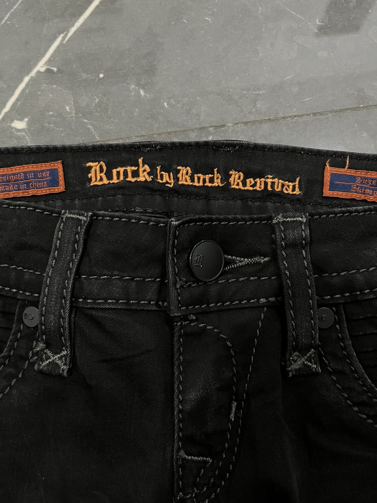 Rock Revival Rock revival bikers jeans Size 29" - 3 Thumbnail