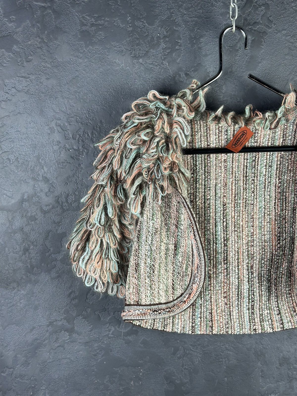 Designer × Missoni Missoni Womens Wool/Mohair Sweather Vest Size S / US 4 / IT 40 - 2 Thumbnail