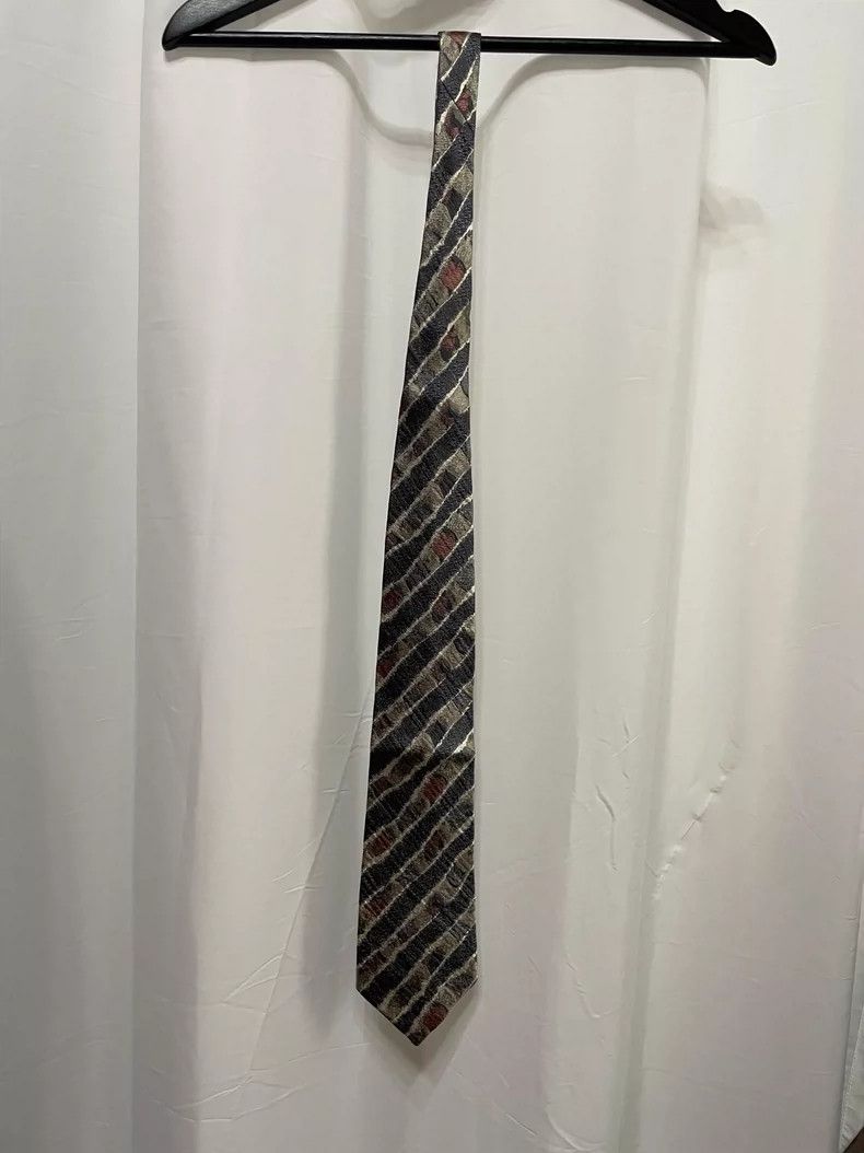 Issey Miyake Issey Miyake Medieval Triple Stripe Tie Size ONE SIZE - 1 Thumbnail