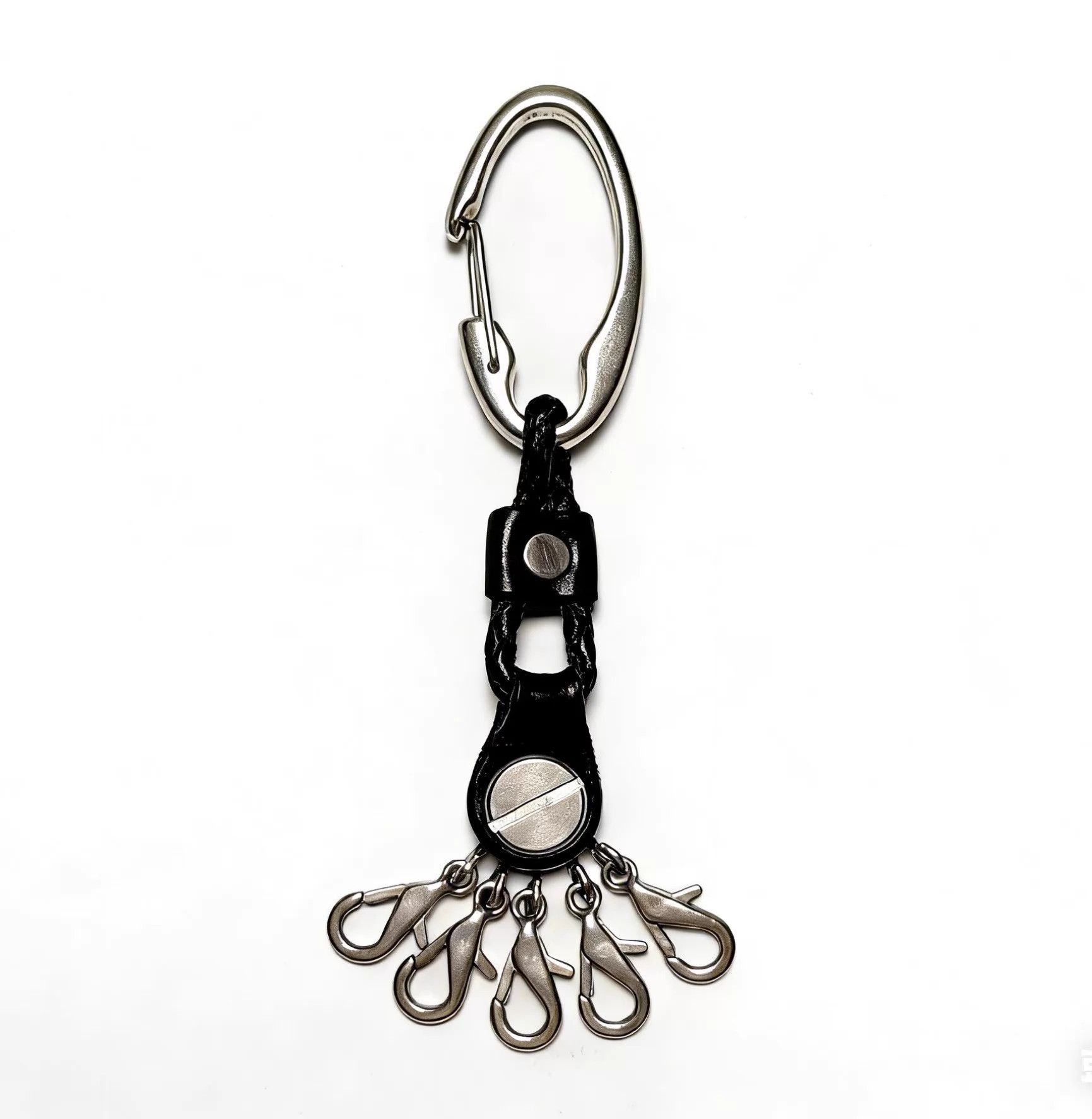 Yohji Yamamoto Yohji Yamamoto Black Scandal Claw Black Leather Keychain Size ONE SIZE - 2 Thumbnail