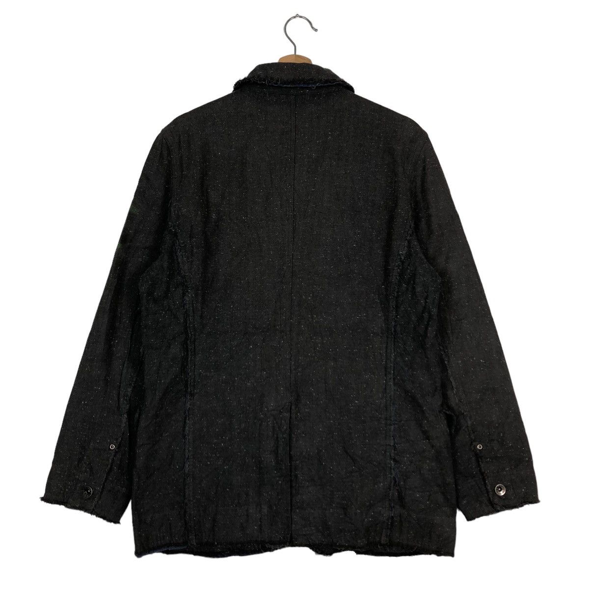 Issey Miyake 🔥Hikory Chore Jacket Double Breast Bareback Readless Japan Size US L / EU 52-54 / 3 - 8 Thumbnail