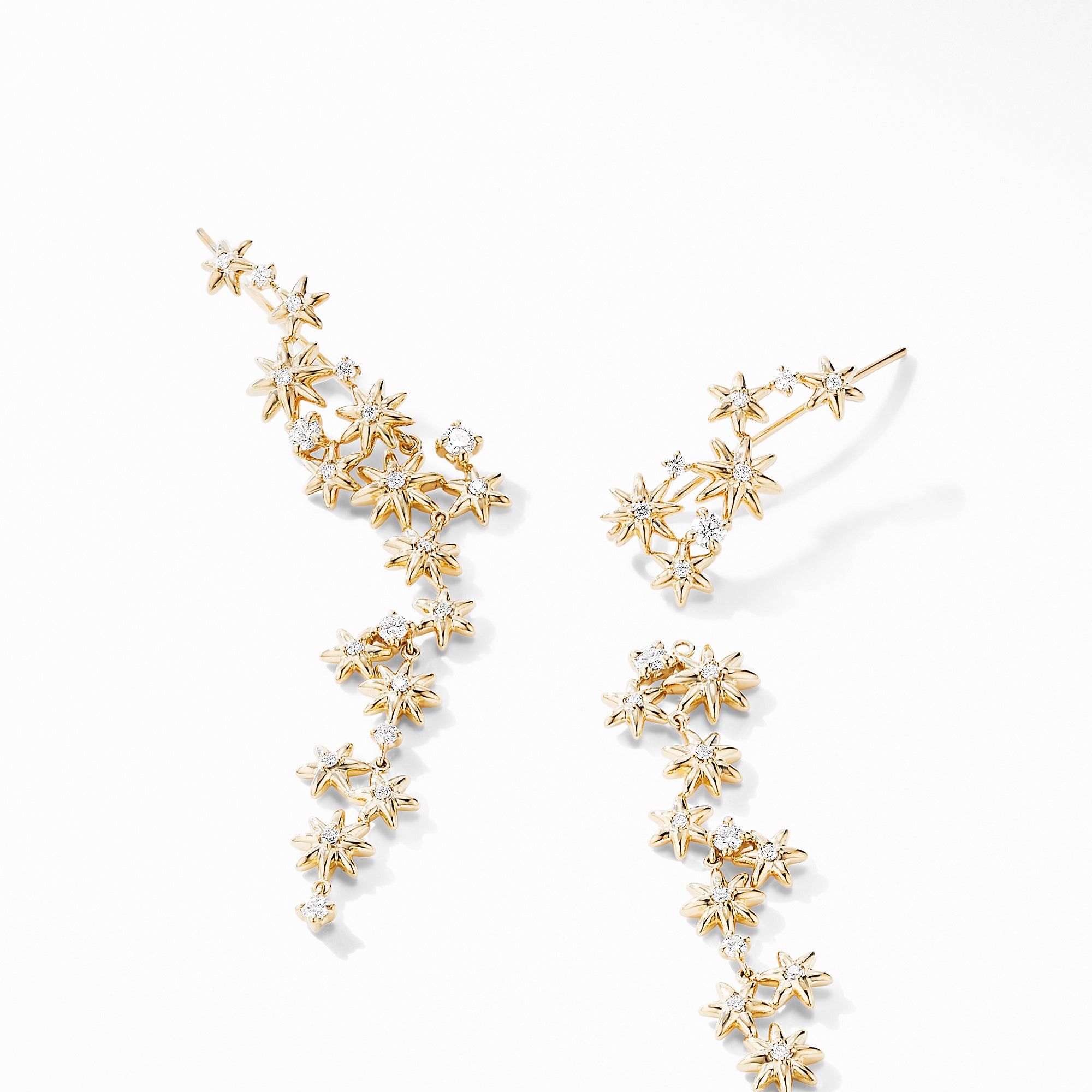 David Yurman o1w1db10325 Earrings in 18K Yellow Gold with Diamonds Size ONE SIZE - 2 Thumbnail