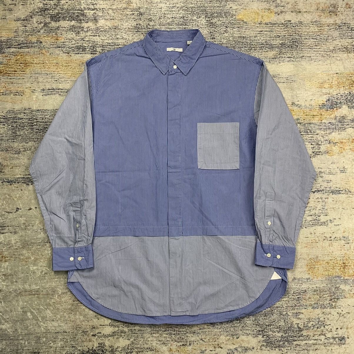 Jil Sander × Uniqlo Uniqlo +j jil sander oversized shirt fw 2020 Size US L / EU 52-54 / 3 - 2 Thumbnail