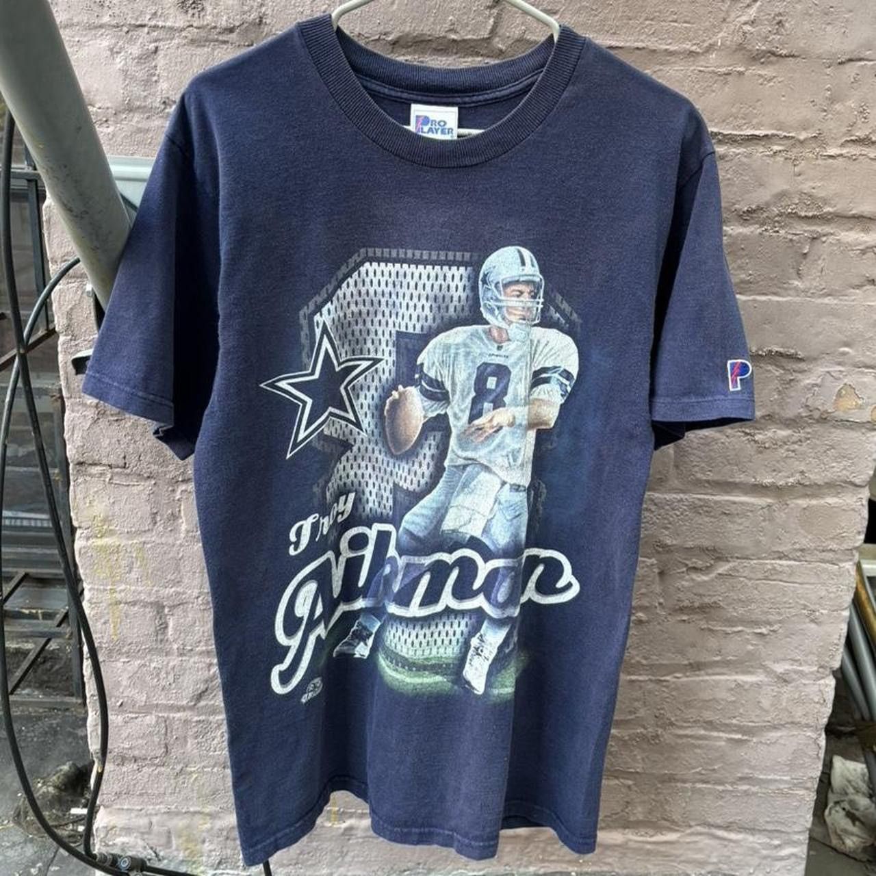 Pro Player 90s Pro Player Dallas Cowboys Troy Aikman Football T-Shirt Size US M / EU 48-50 / 2 - 1 Thumbnail