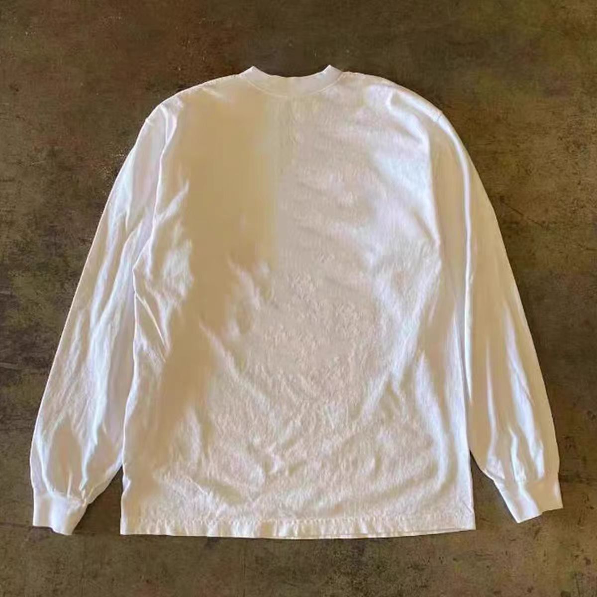 Japanese Brand White washed retro mobile phone print long-sleeved t-shirt Size US M / EU 48-50 / 2 - 2 Thumbnail