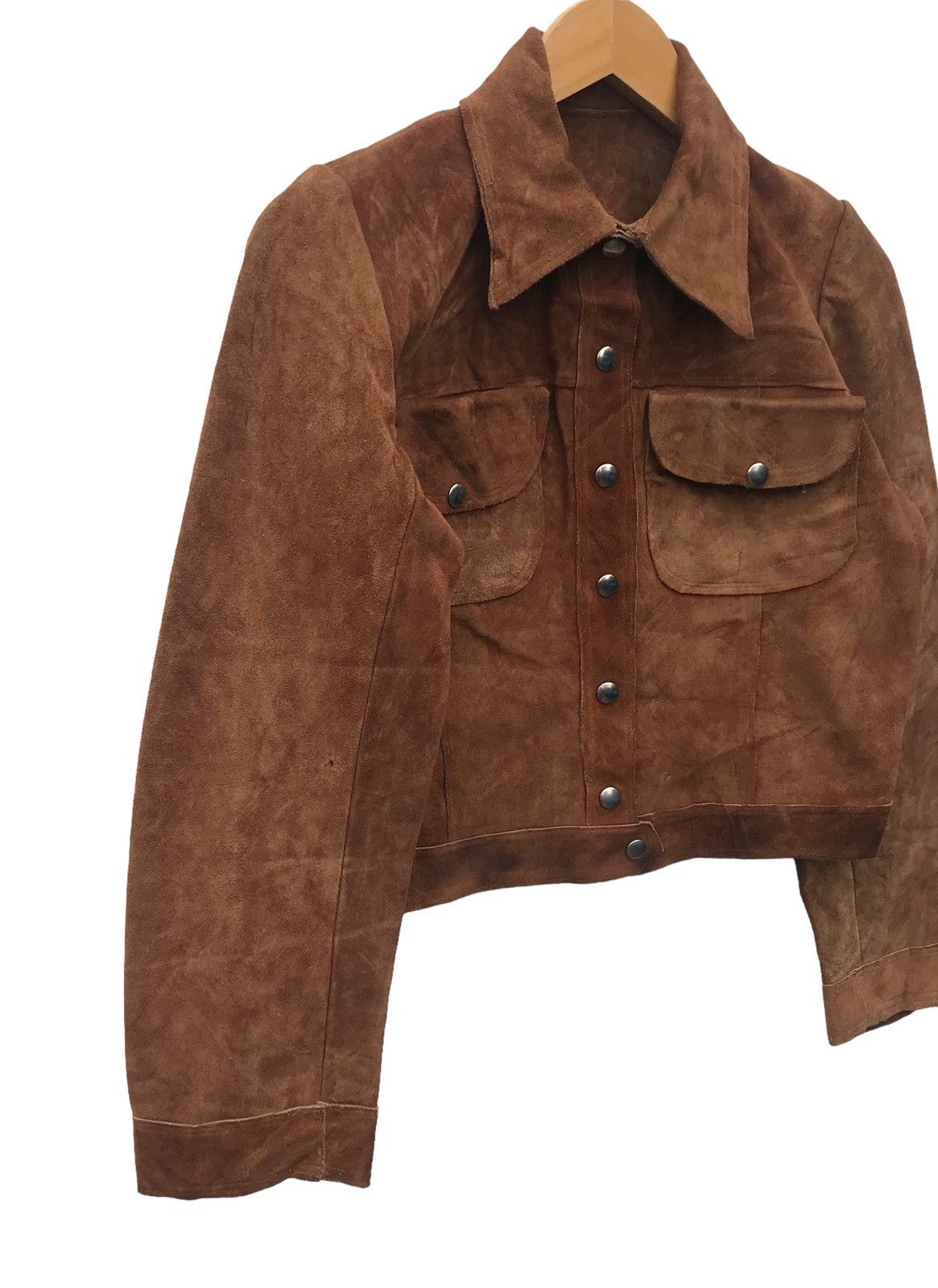 Leather Custom Made Women Suede Leather Jacket Size M / US 6-8 / IT 42-44 - 4 Thumbnail