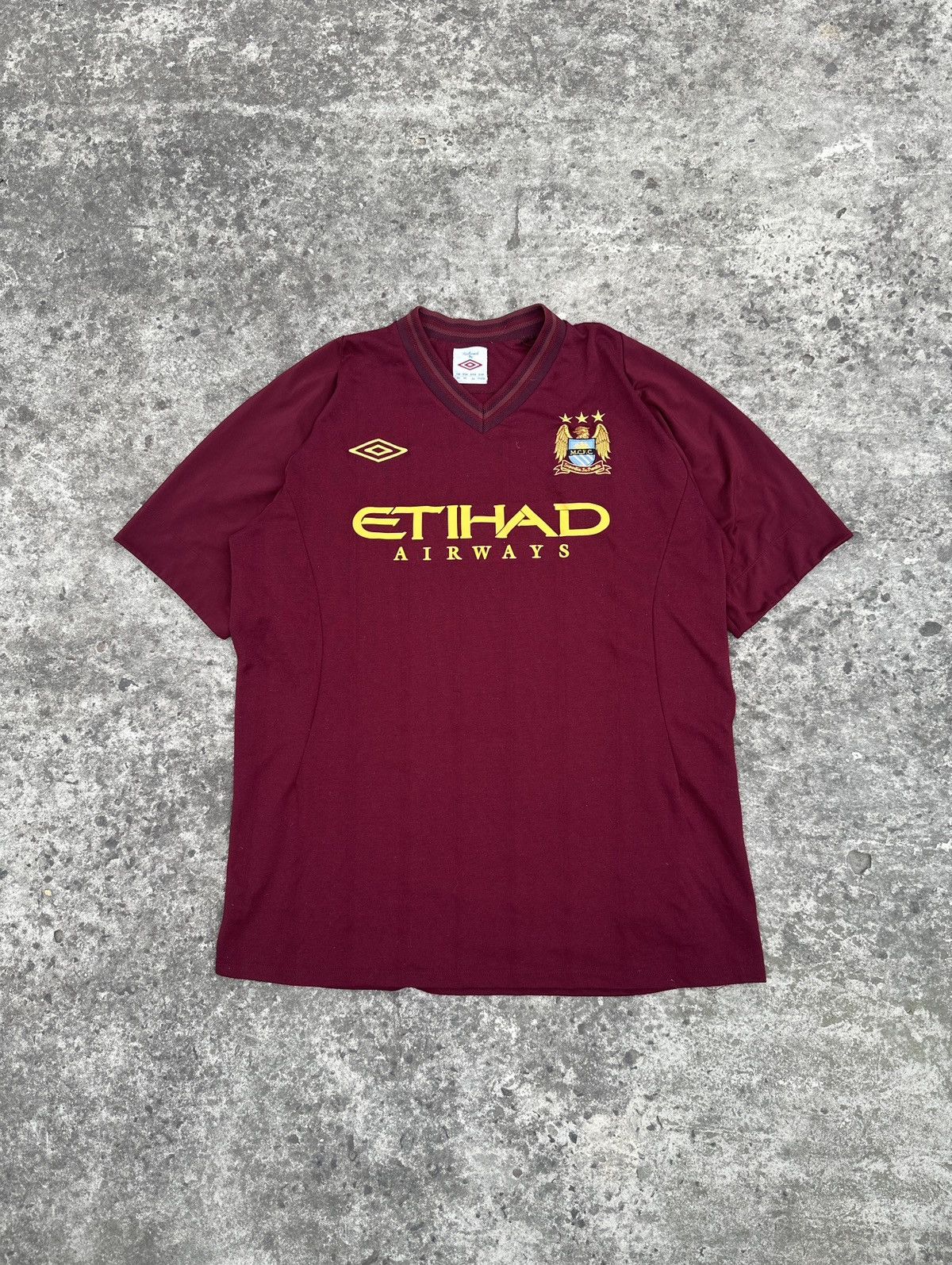 Umbro Vintage Umbro Manchester City Soccer Jersey Blokecore Rare S Size US S / EU 44-46 / 1 - 1 Thumbnail