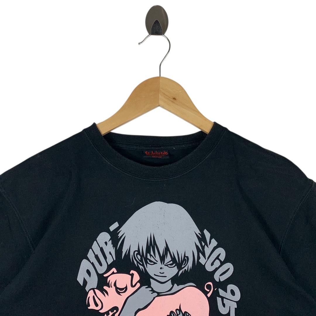 Other Vintage Ibuki Urano D.R.95 Anime Girl Holding Pig Tee Shirt Size US M / EU 48-50 / 2 - 2 Thumbnail