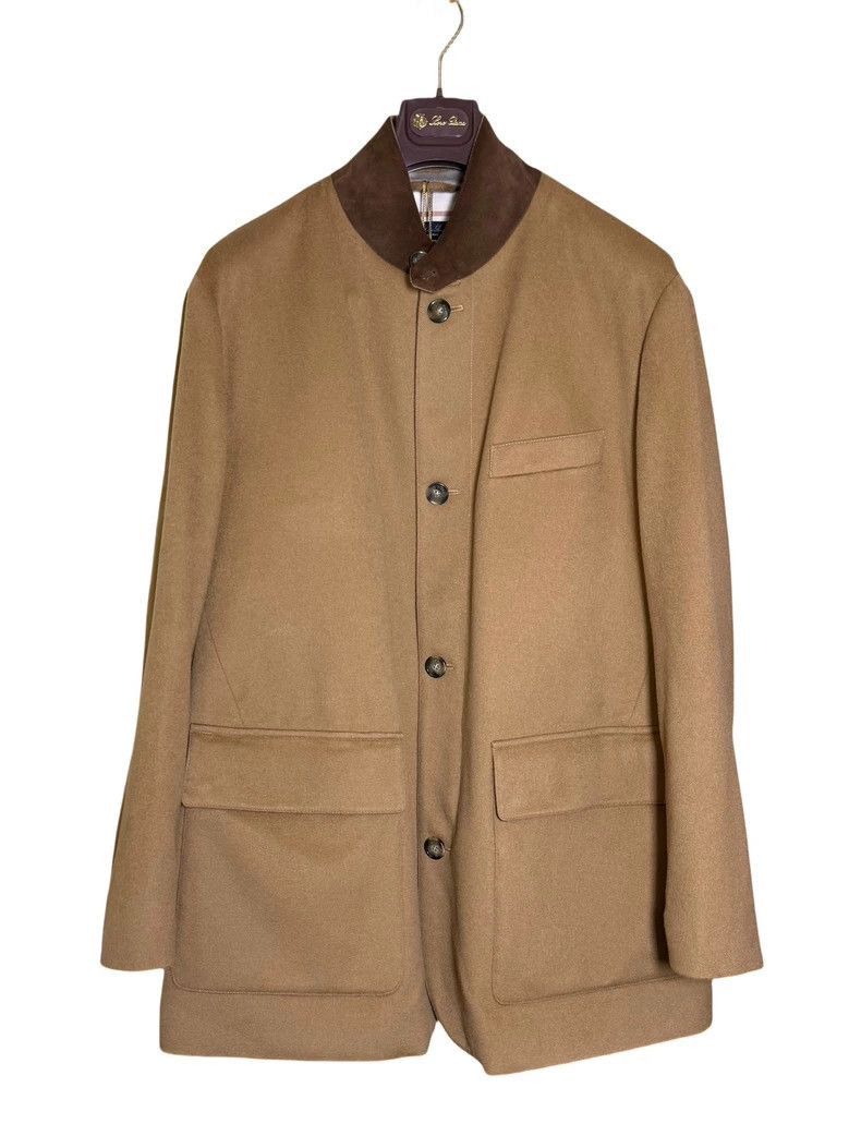 Ermenegildo Zegna Loro Piana Men's Roadster Cashmere Coat-2508 Size US XL / EU 56 / 4 - 3 Thumbnail