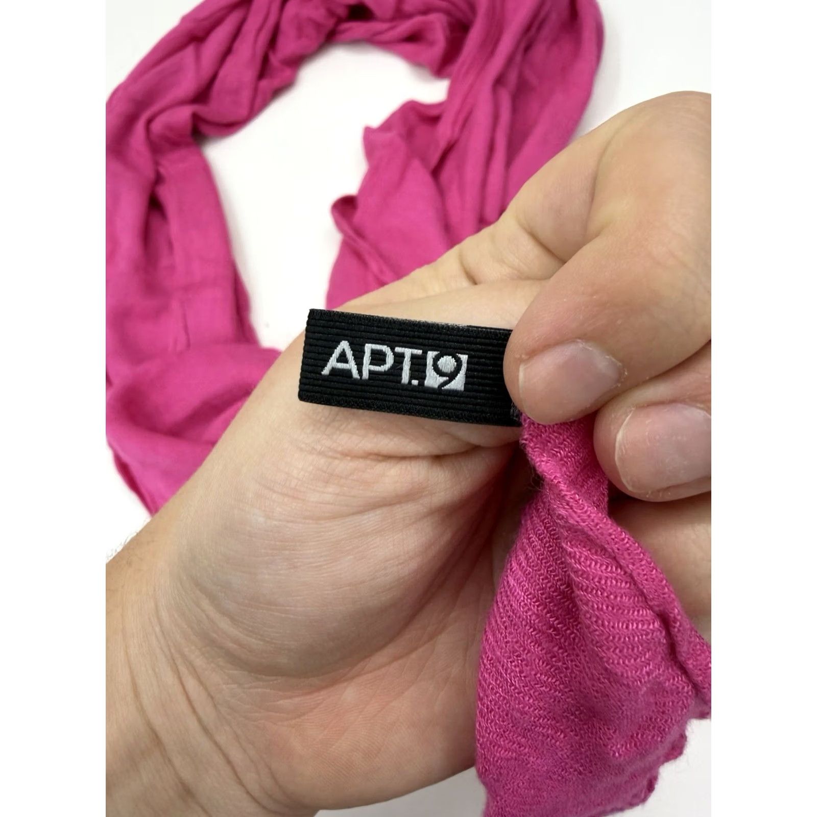 Apt. 9 Apt. 9 Womens Scarf Pink Large Fringe Knit Rectangle Scarf 66 inches Fringe Womens Accessories 80s 90s Festival Fall Winter Size ONE SIZE - 5 Thumbnail