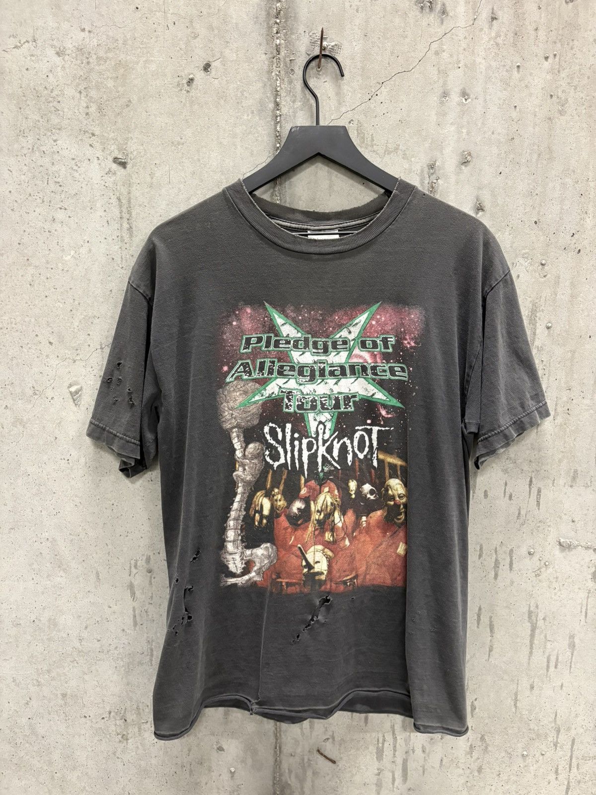 Band Tees Vintage Slipknot Shirt Faded Distressed Grunge Band Size US L / EU 52-54 / 3 - 1 Thumbnail