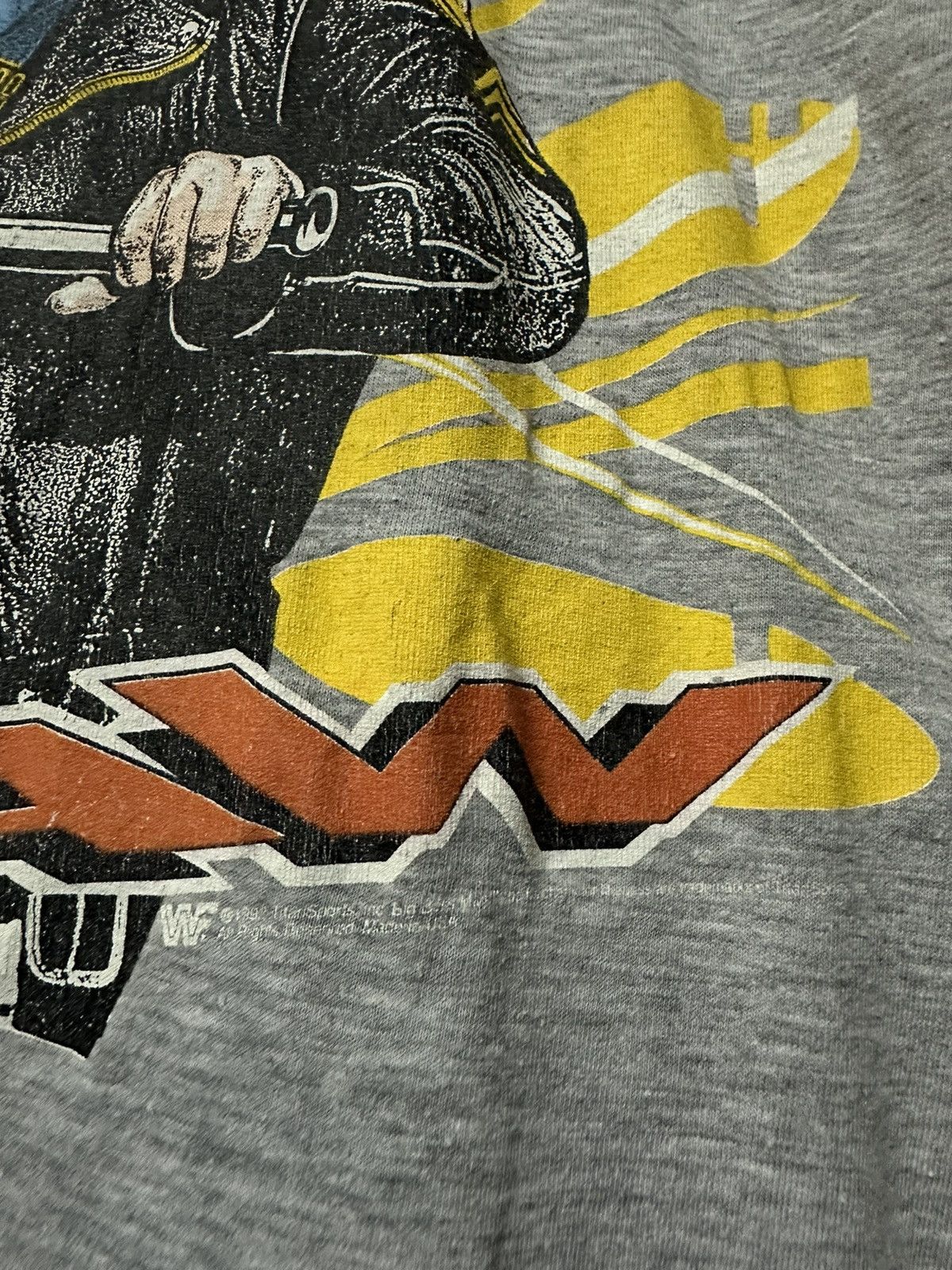 Vintage × WWF Vintage 90s WWF Big Boss Man Wrestling Tee Size US M / EU 48-50 / 2 - 3 Thumbnail