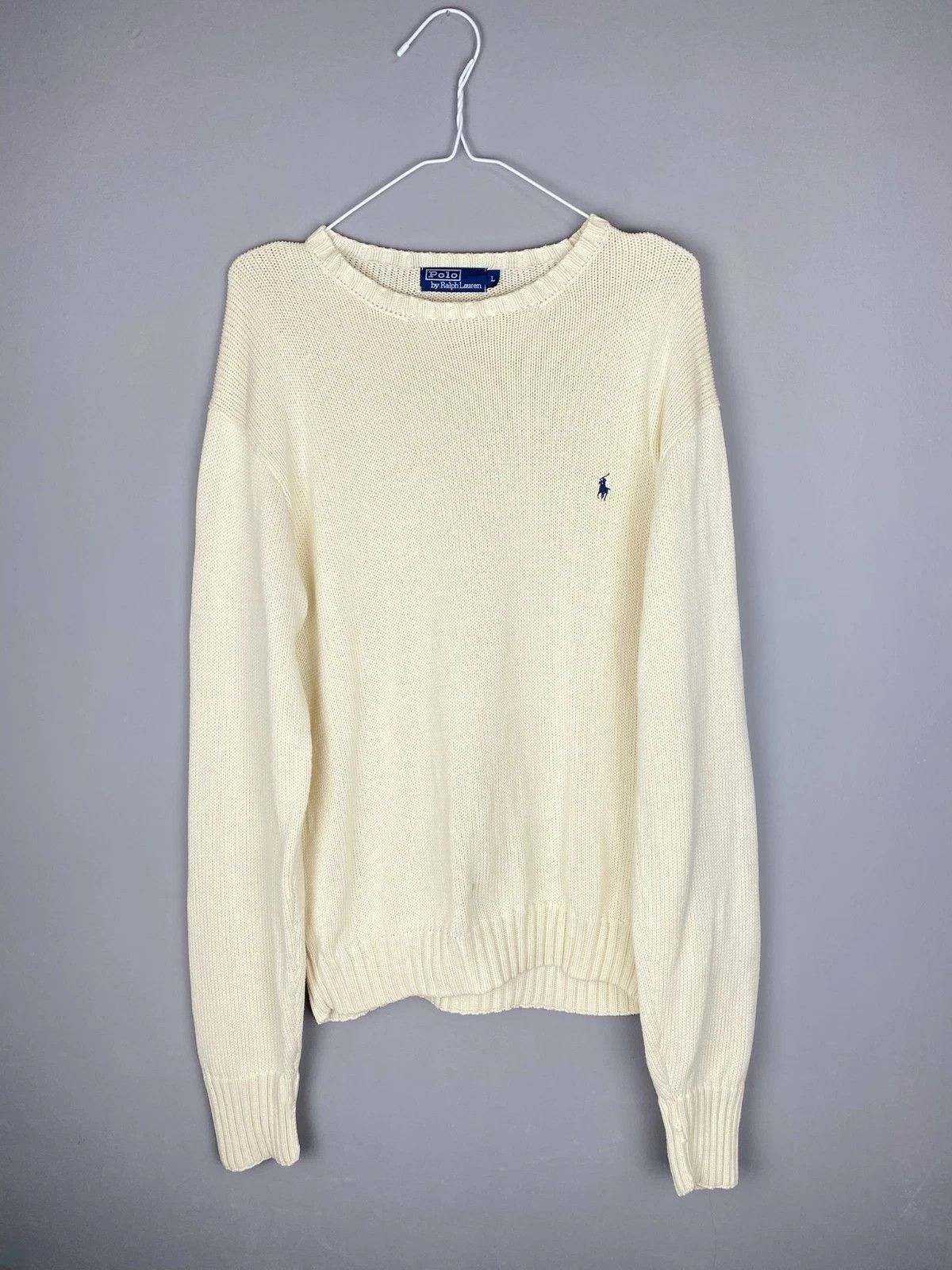 Polo Ralph Lauren Polo Ralph Lauren Sweater Pullover Creamy Size US L / EU 52-54 / 3 - 1 Thumbnail