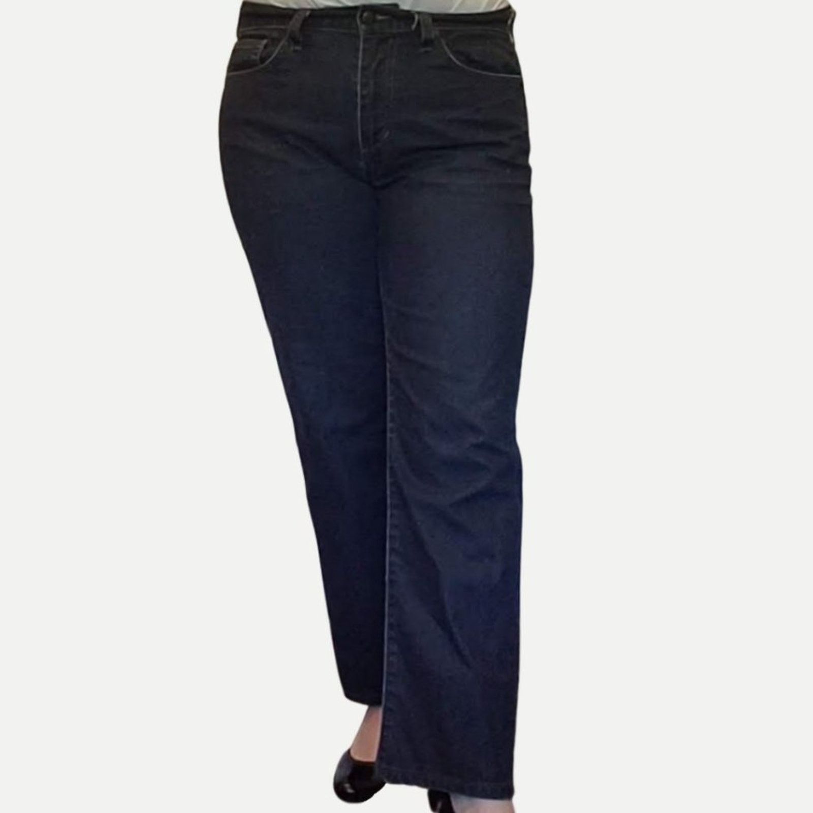 Joe's Joe's Jeans high waist straight leg the classic sz 33 dark Size 33" - 2 Thumbnail