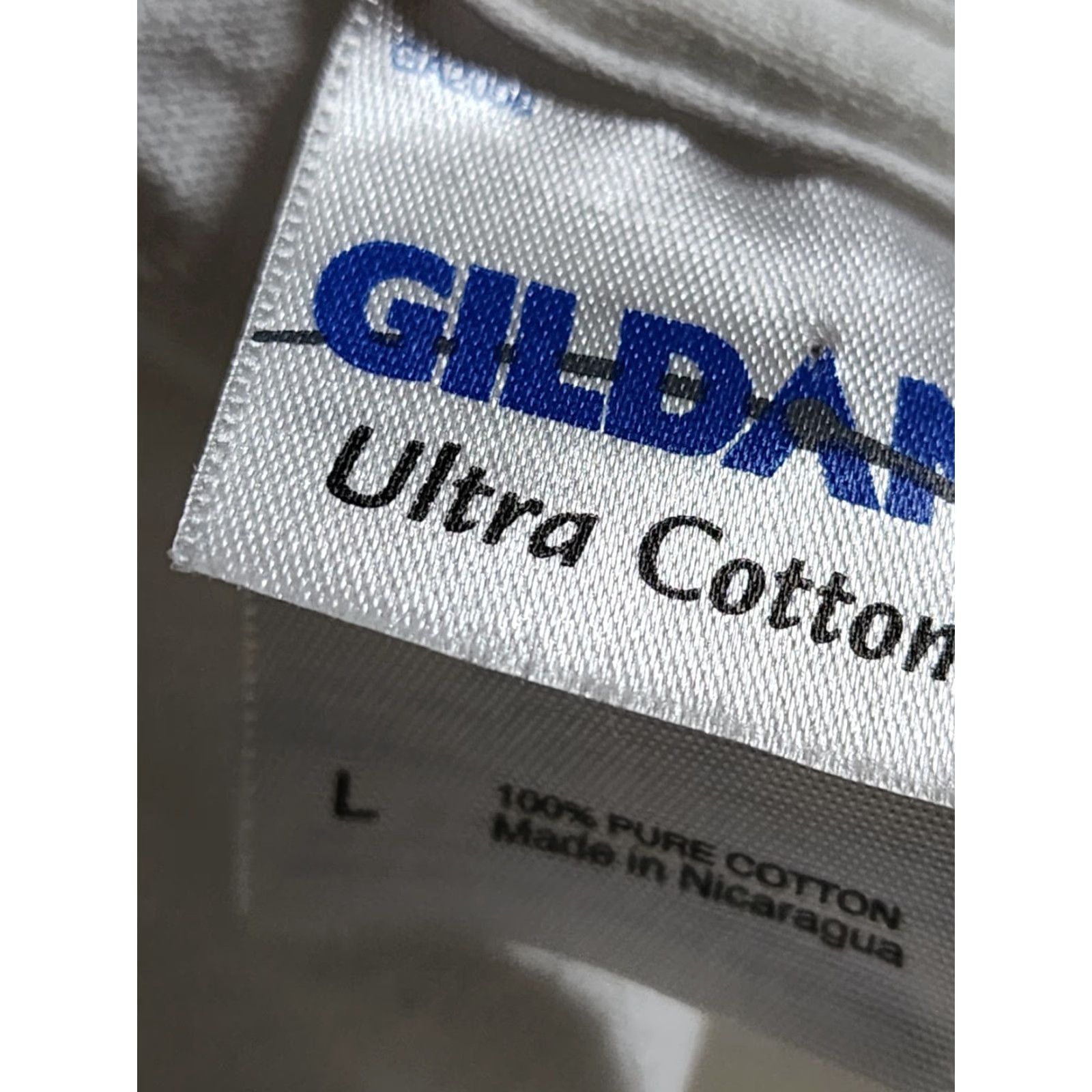 Gildan VINTAGE Gildan T-Shirt 90s Mens L White Short Sleeve Crew Neck 90s Travel Marina Boats USA Souvenir Graphic Print Vintage 90s Mens L Size US L / EU 52-54 / 3 - 4 Thumbnail