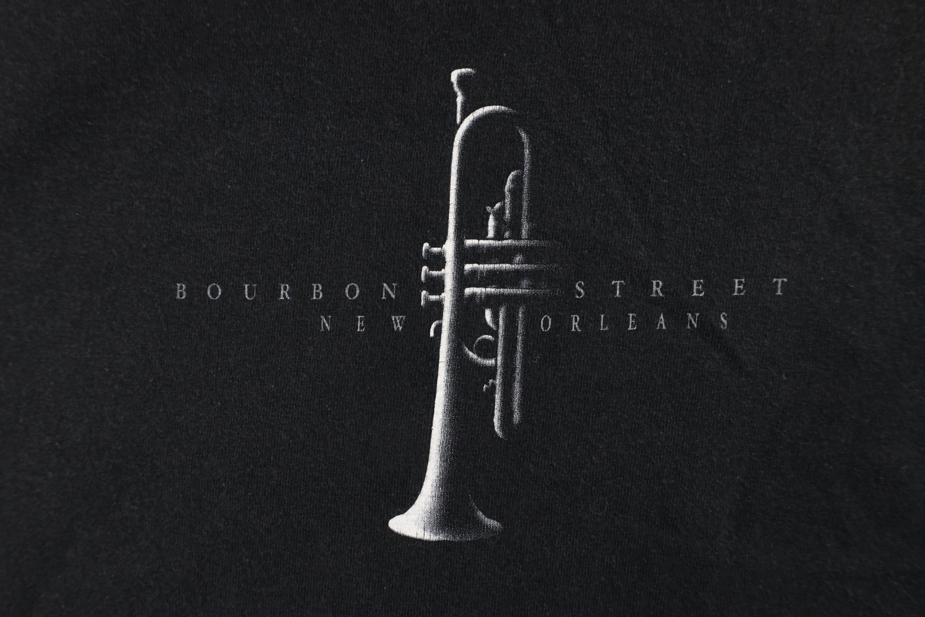 Vintage Vintage 90s Streetwear New Orleans Jazz Trumpet T-Shirt Size US L / EU 52-54 / 3 - 4 Thumbnail