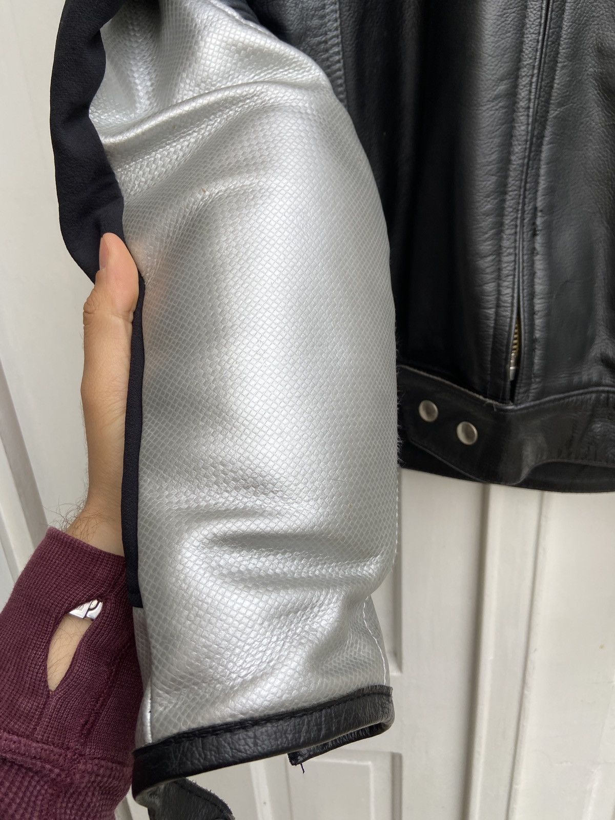 Genuine Leather × Vintage Harro vintage leather moto jacket Size US L / EU 52-54 / 3 - 4 Thumbnail
