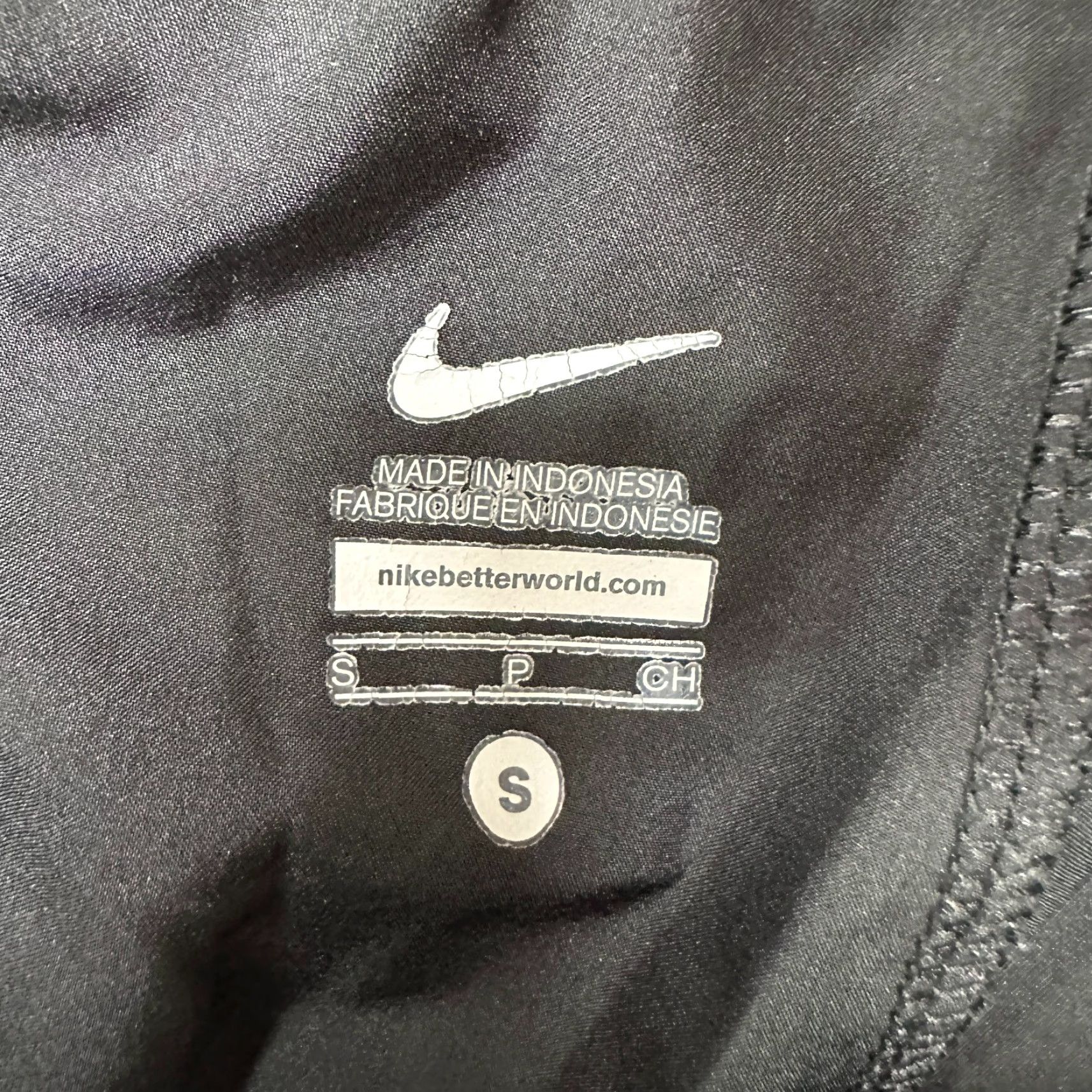 Nike Nike Pants Mens Small Black Track Jogger Swoosh Lightweight Drawstring Running Size US 29 - 5 Thumbnail